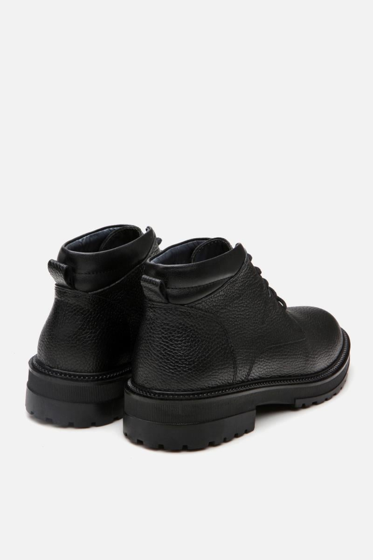 Hakiki Deri Siyah Erkek Günlük Bot - Görsel 9