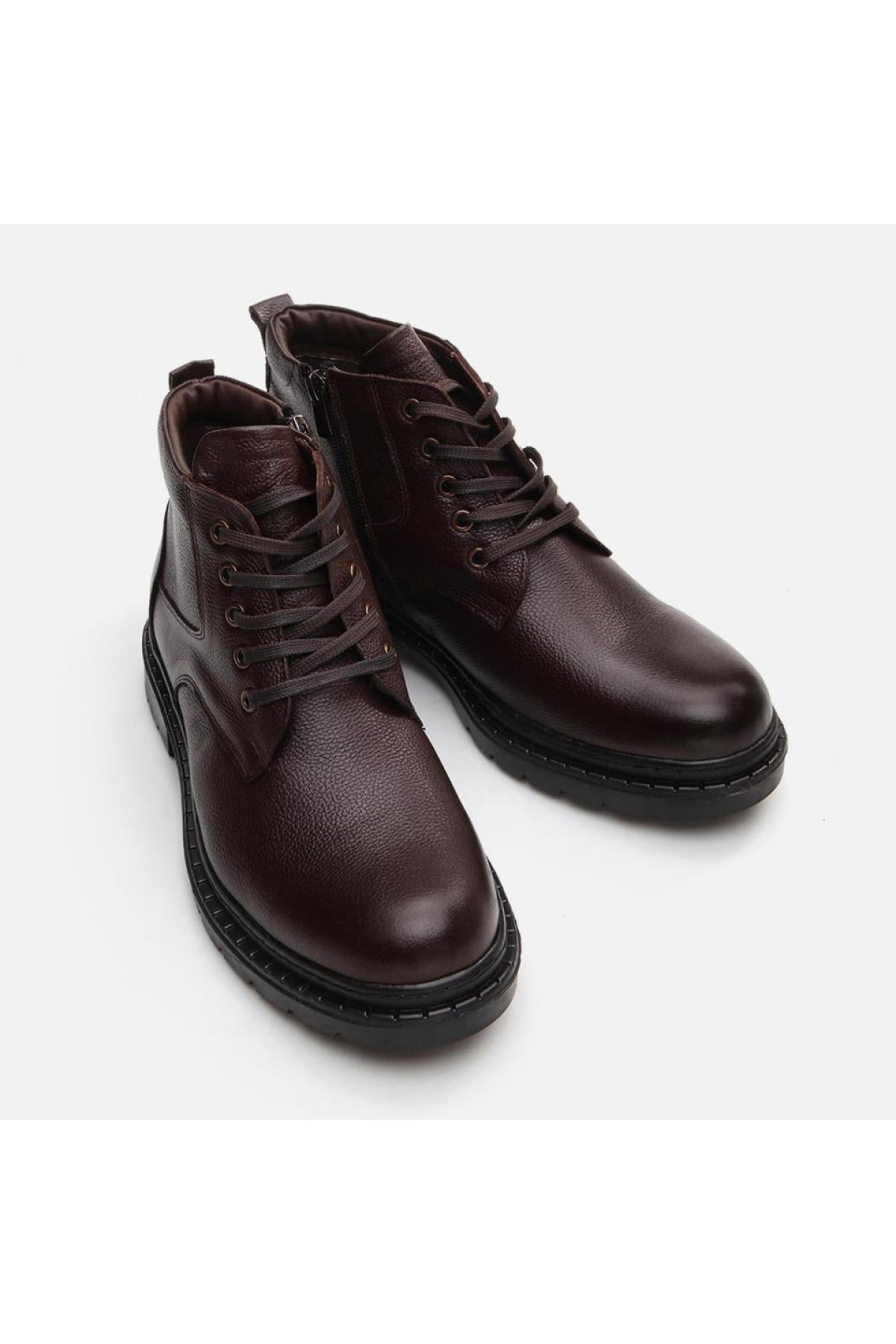 Hakiki Deri Kahve Erkek Günlük Bot - Görsel 4