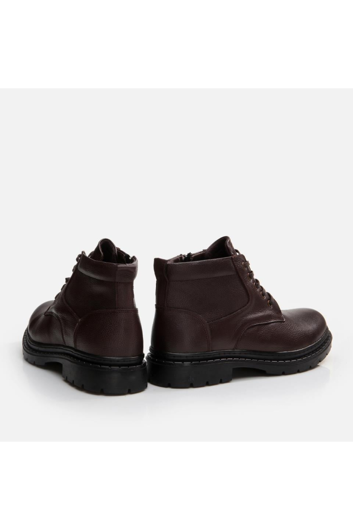 Hakiki Deri Kahve Erkek Günlük Bot - Görsel 6