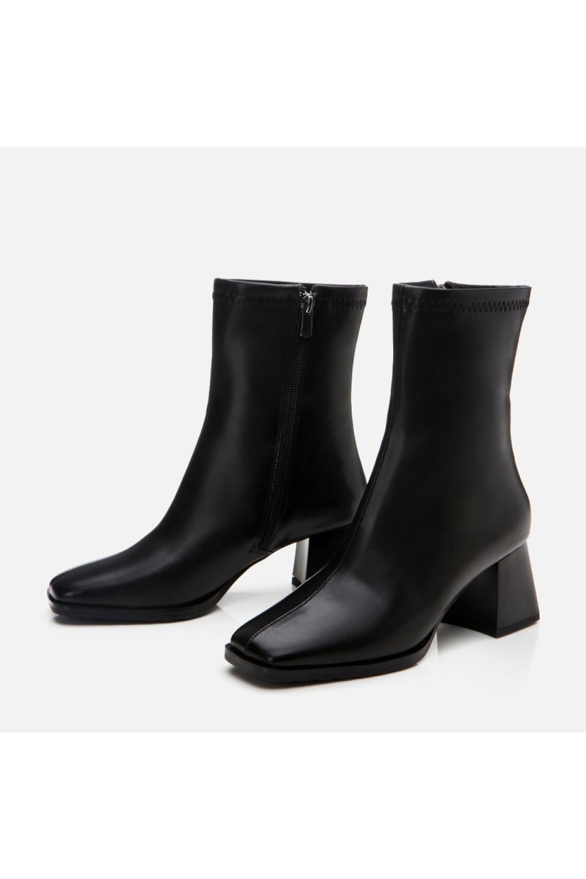 Siyah Kadın Topuklu Bot - Görsel 5