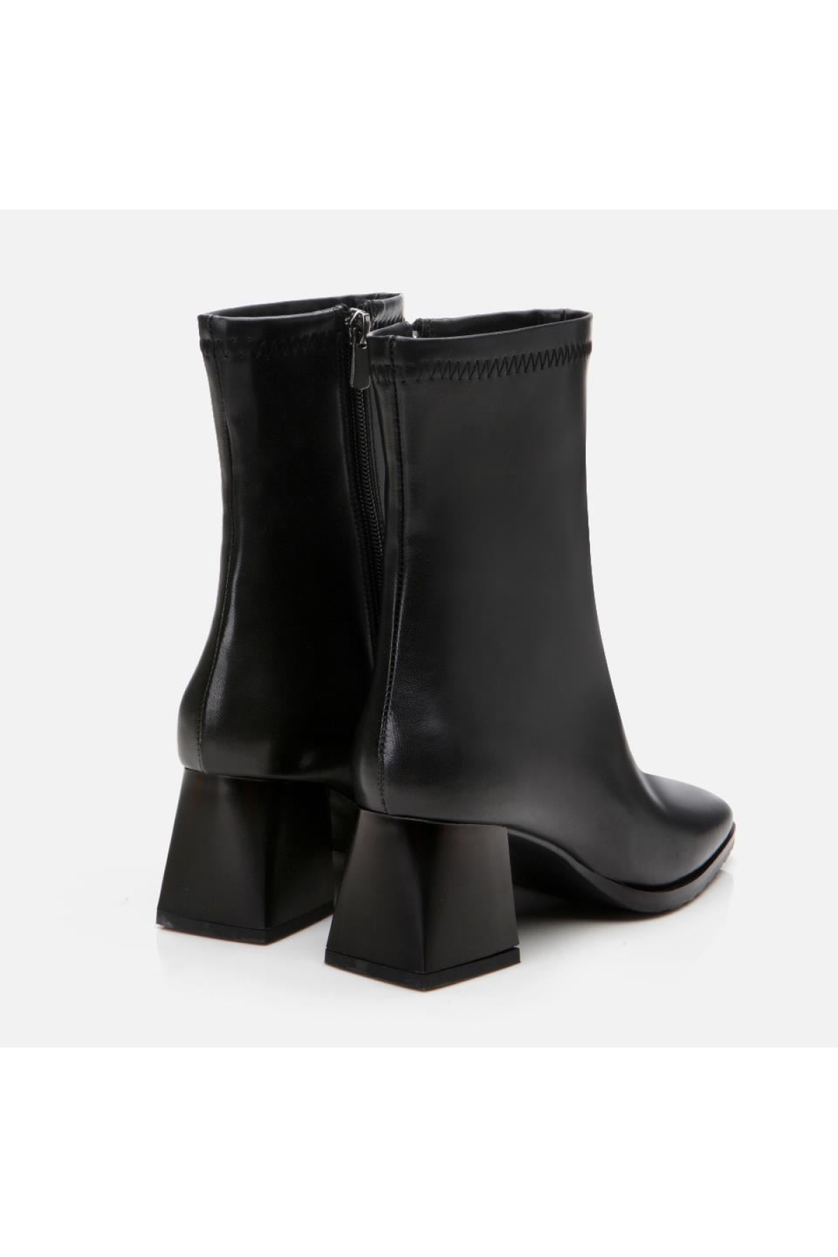 Siyah Kadın Topuklu Bot - Görsel 6