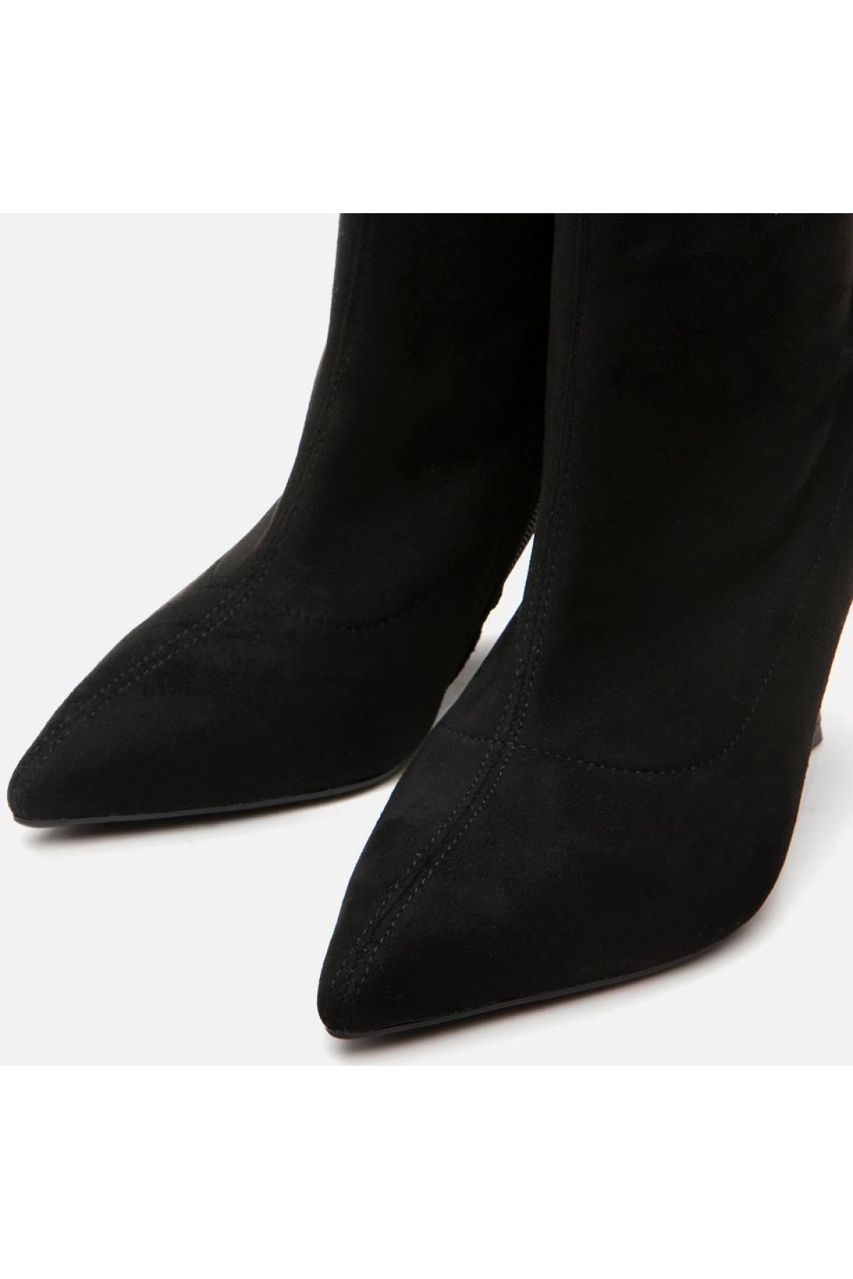 Siyah Kadın Topuklu Bot - Görsel 4