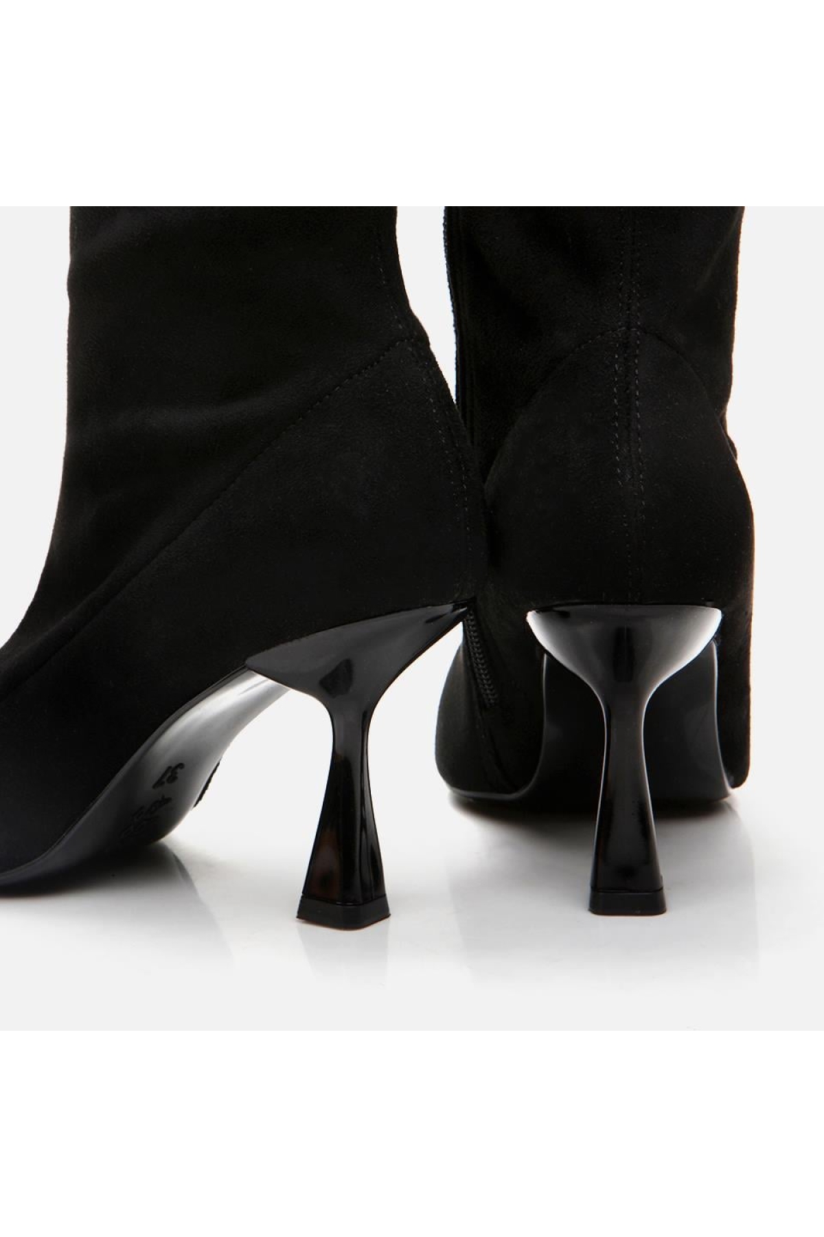 Siyah Kadın Topuklu Bot - Görsel 9