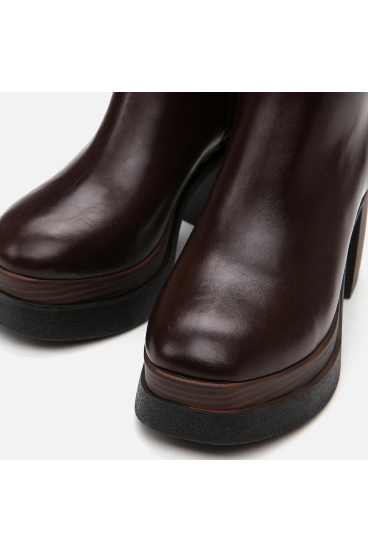 Kahve Kadın Topuklu Bot - Görsel 8