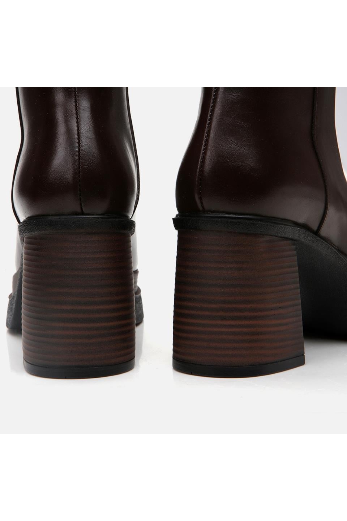Kahve Kadın Topuklu Bot - Görsel 11