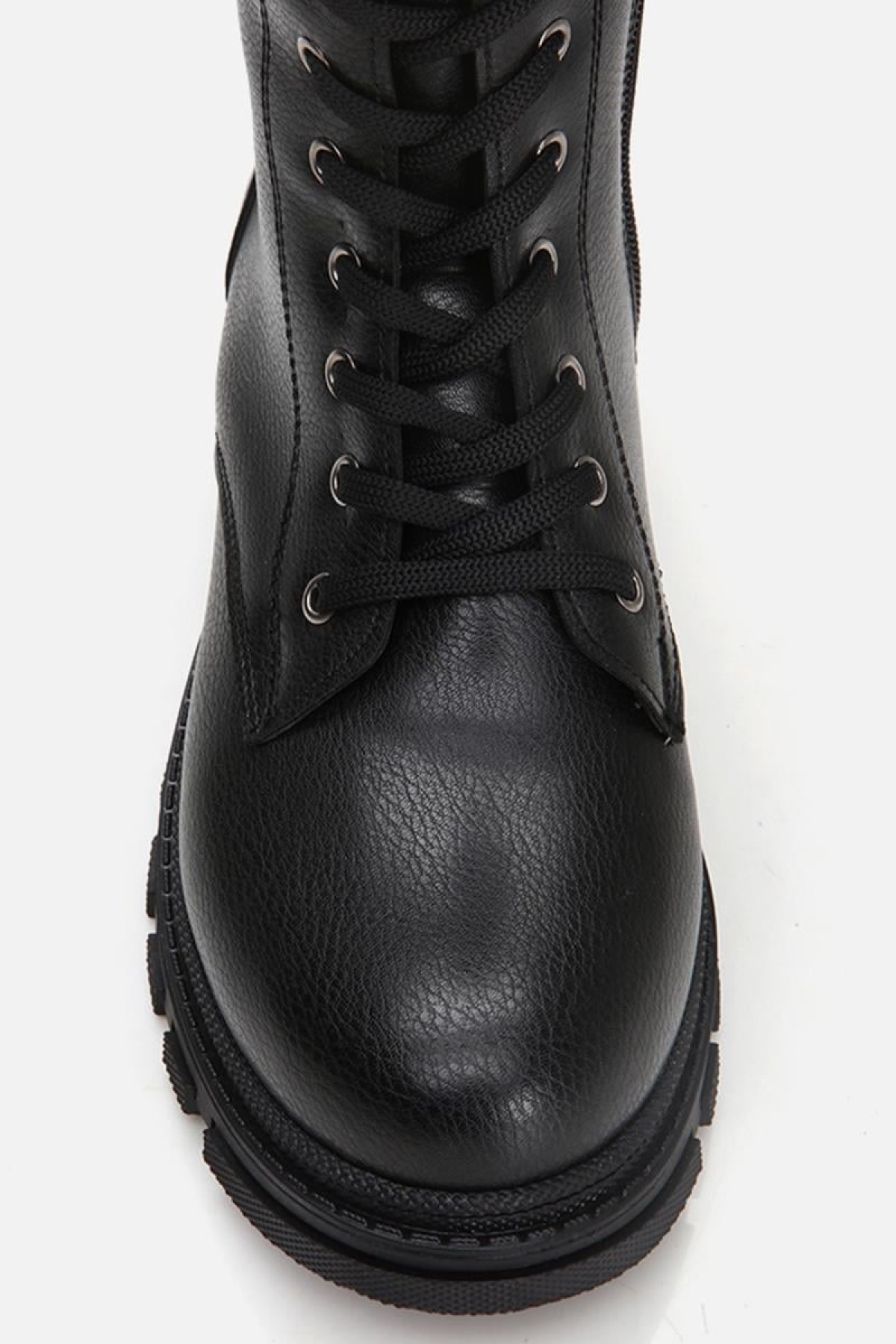 Siyah Kadın Düz Bot - Görsel 5