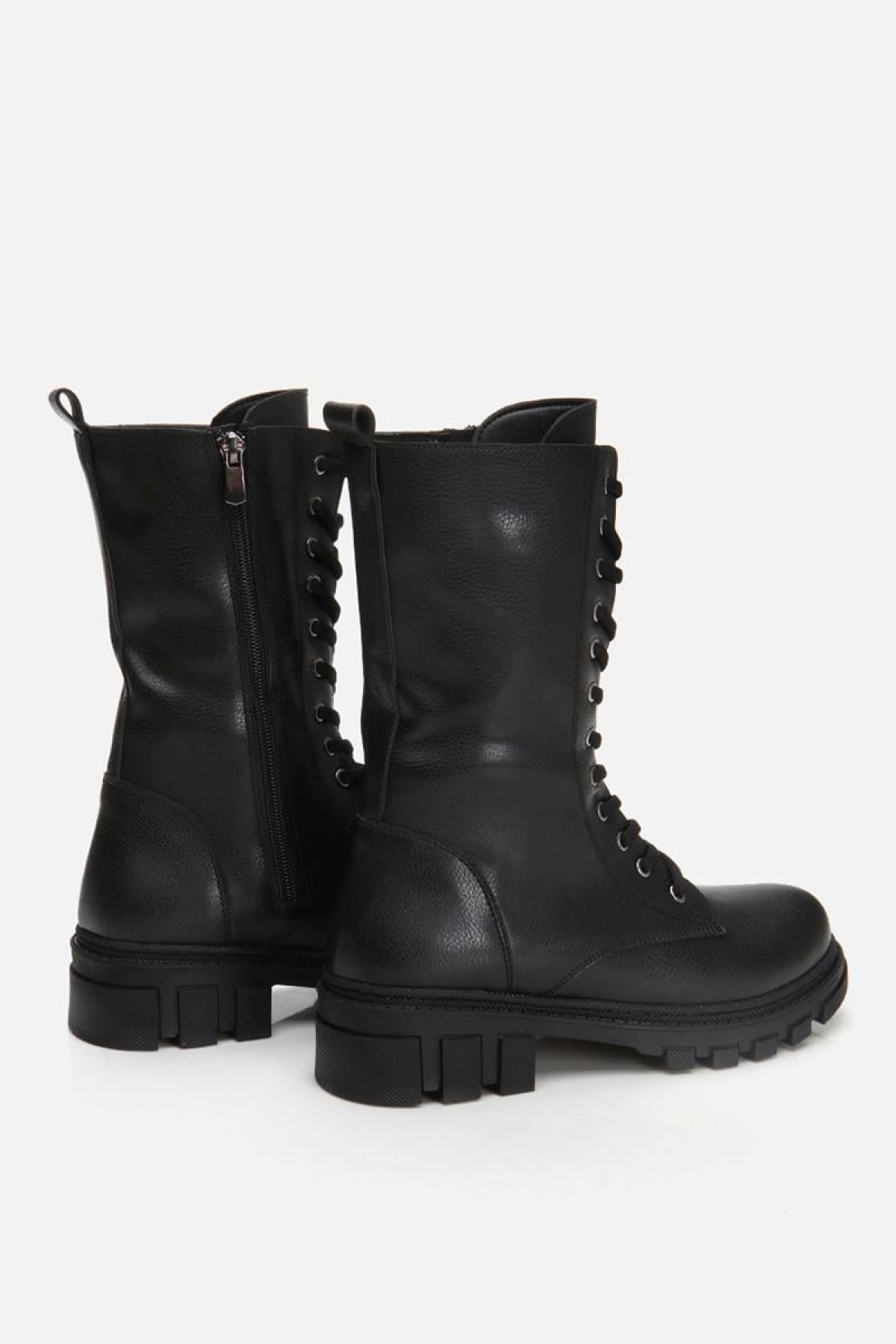 Siyah Kadın Düz Bot - Görsel 7