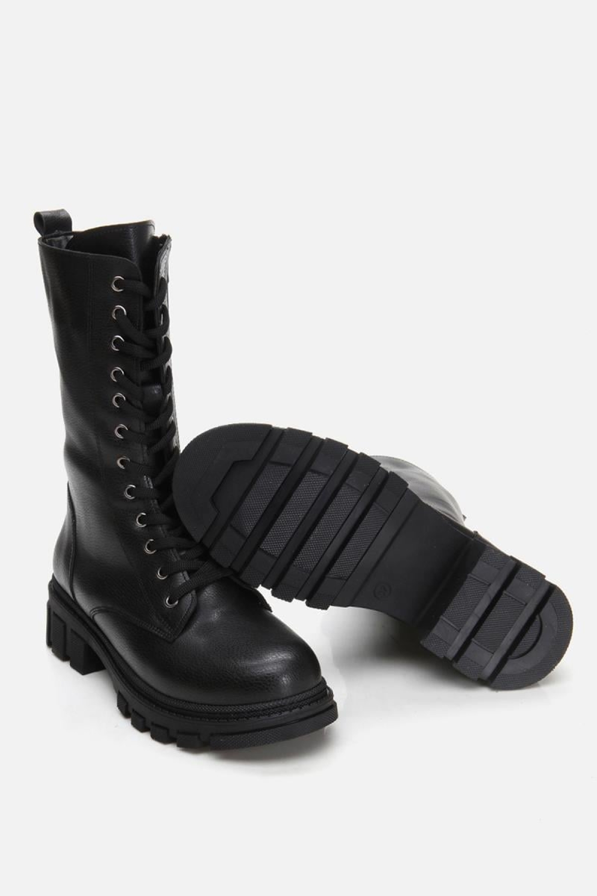 Siyah Kadın Düz Bot - Görsel 8
