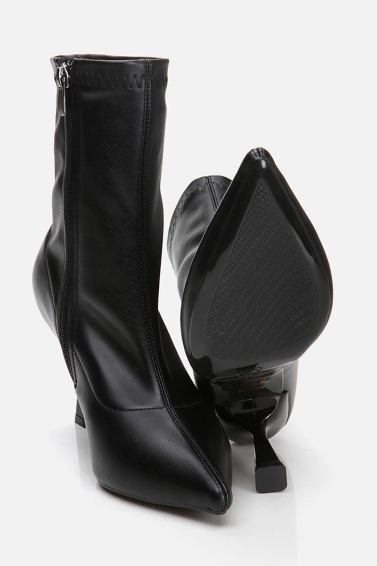 Siyah Kadın Topuklu Bot - Görsel 7