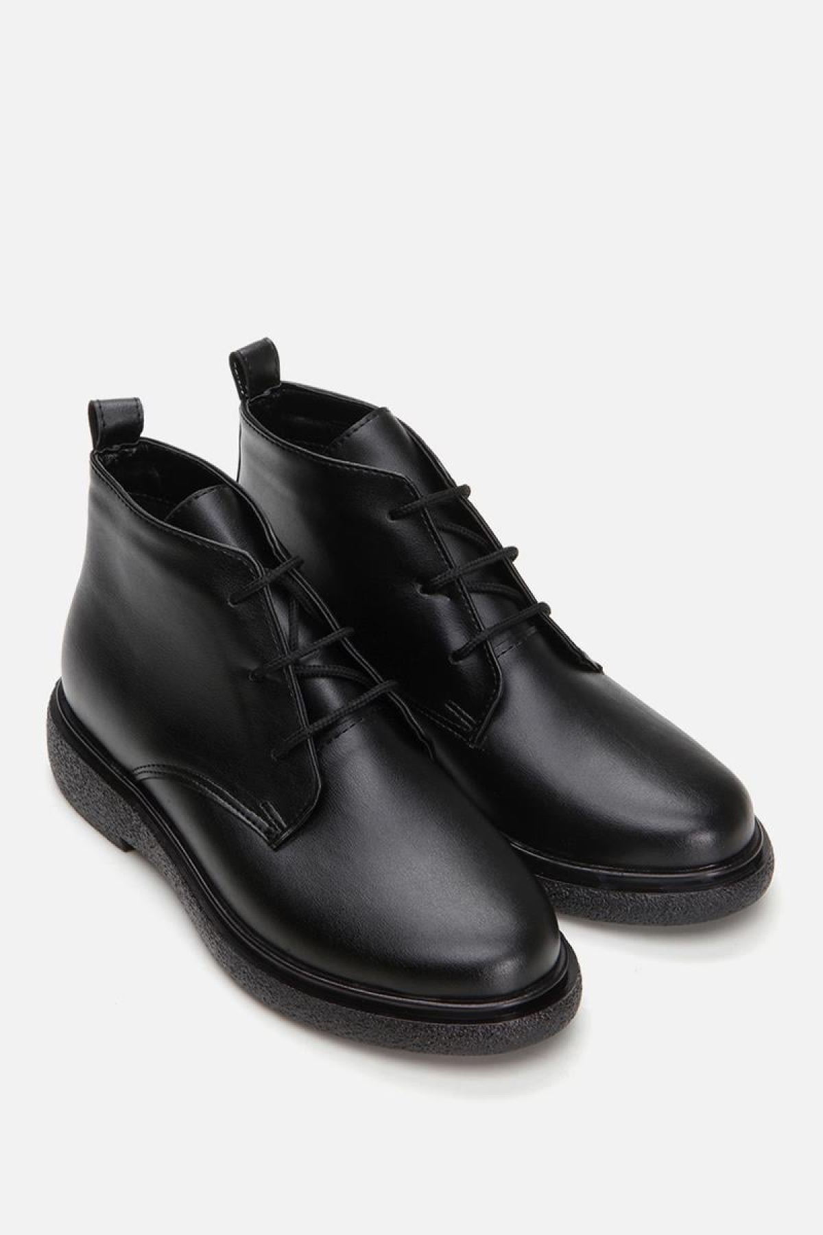 Siyah Kadın Düz Bot - Görsel 3