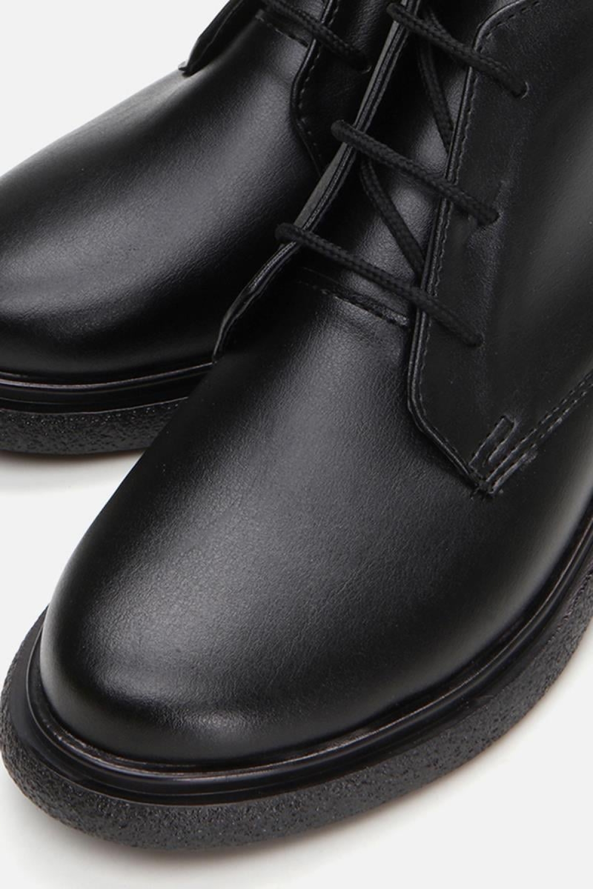 Siyah Kadın Düz Bot - Görsel 4