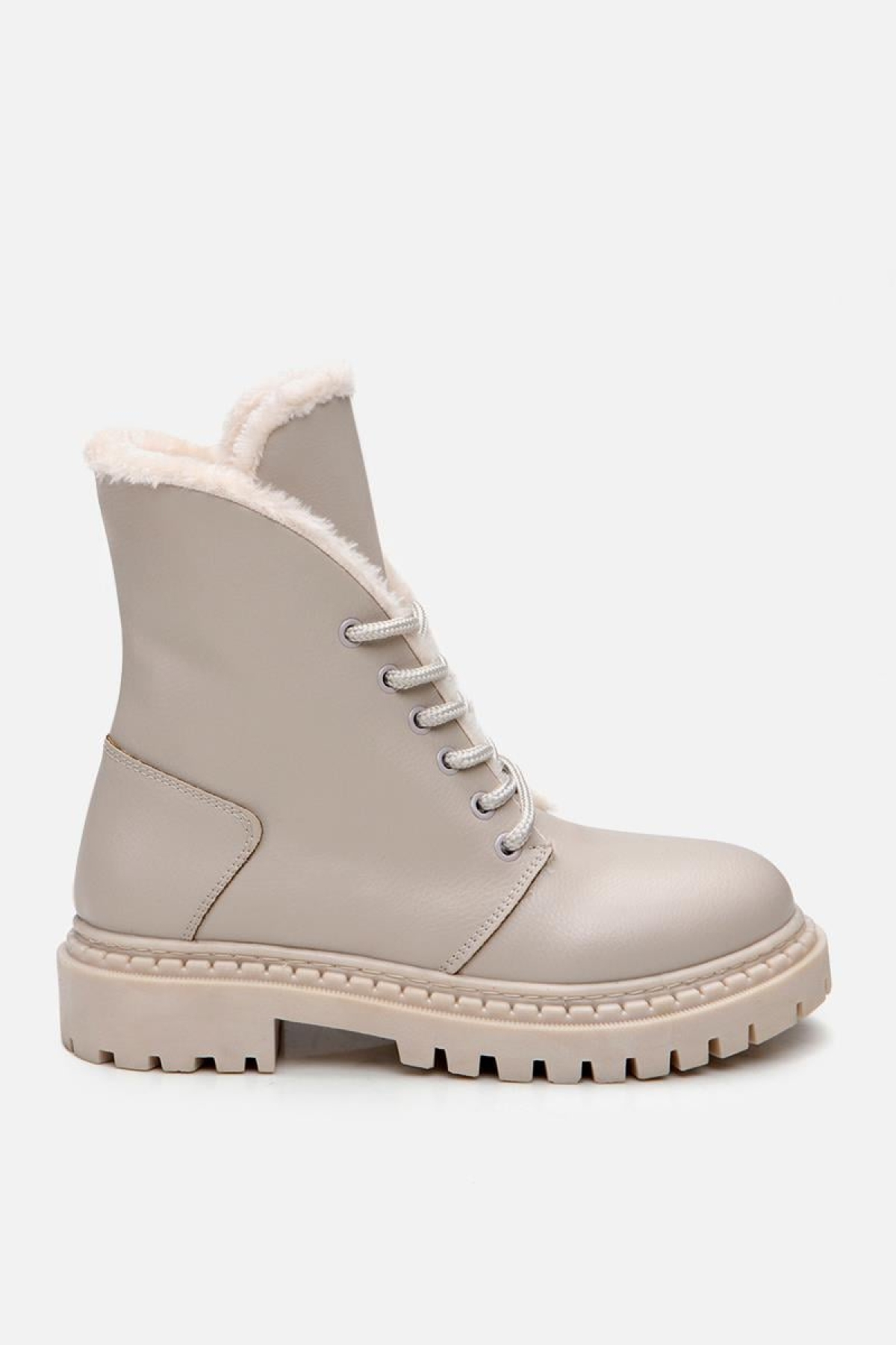 Bej Kadın Düz Bot - Görsel 2
