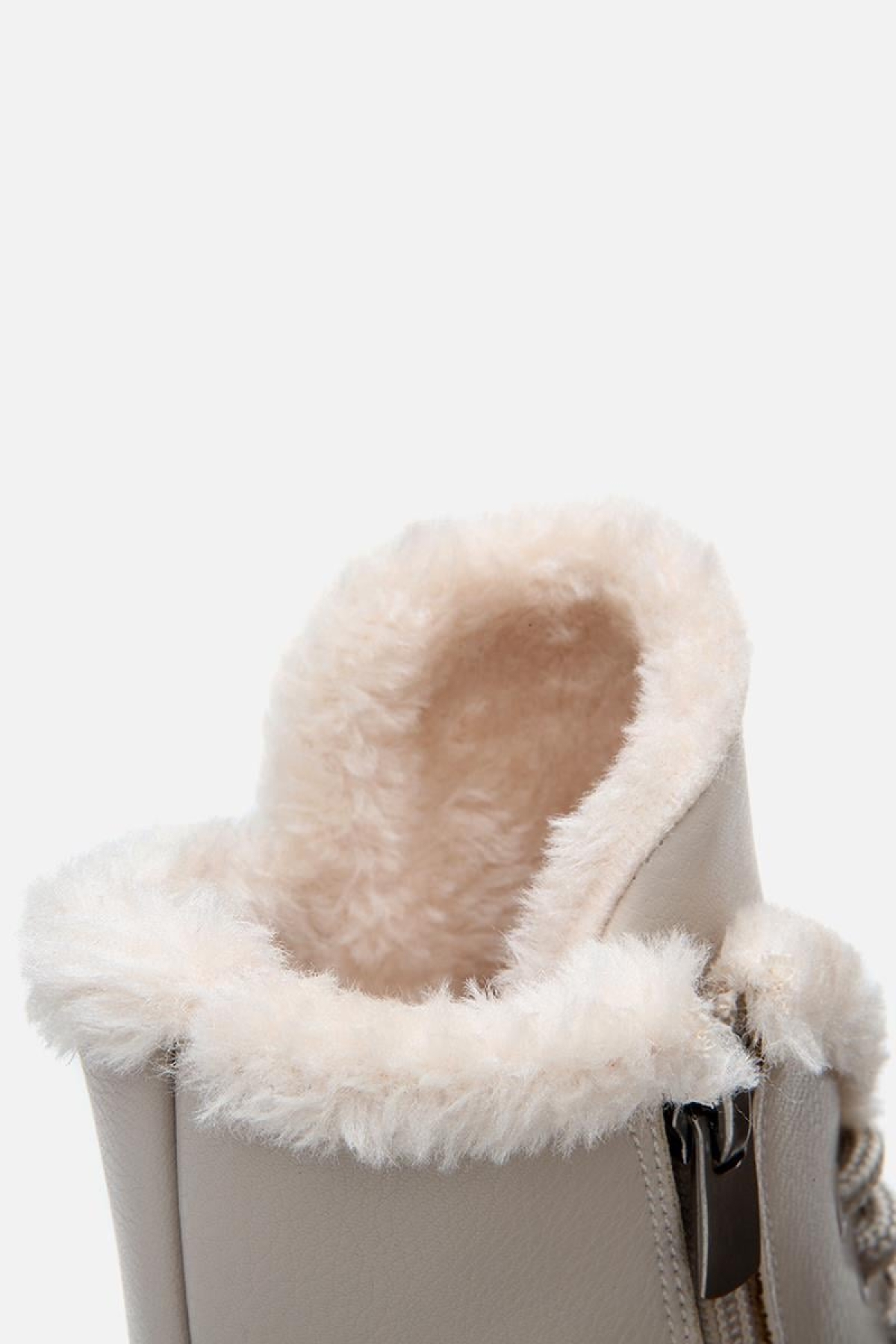 Bej Kadın Düz Bot - Görsel 5