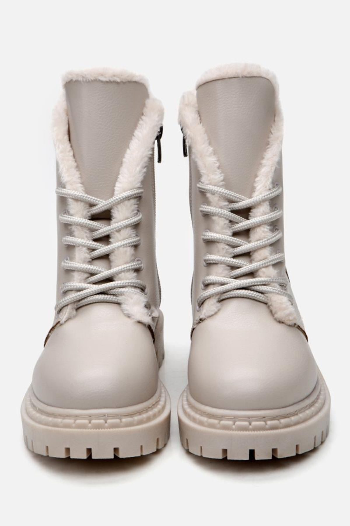 Bej Kadın Düz Bot - Görsel 8