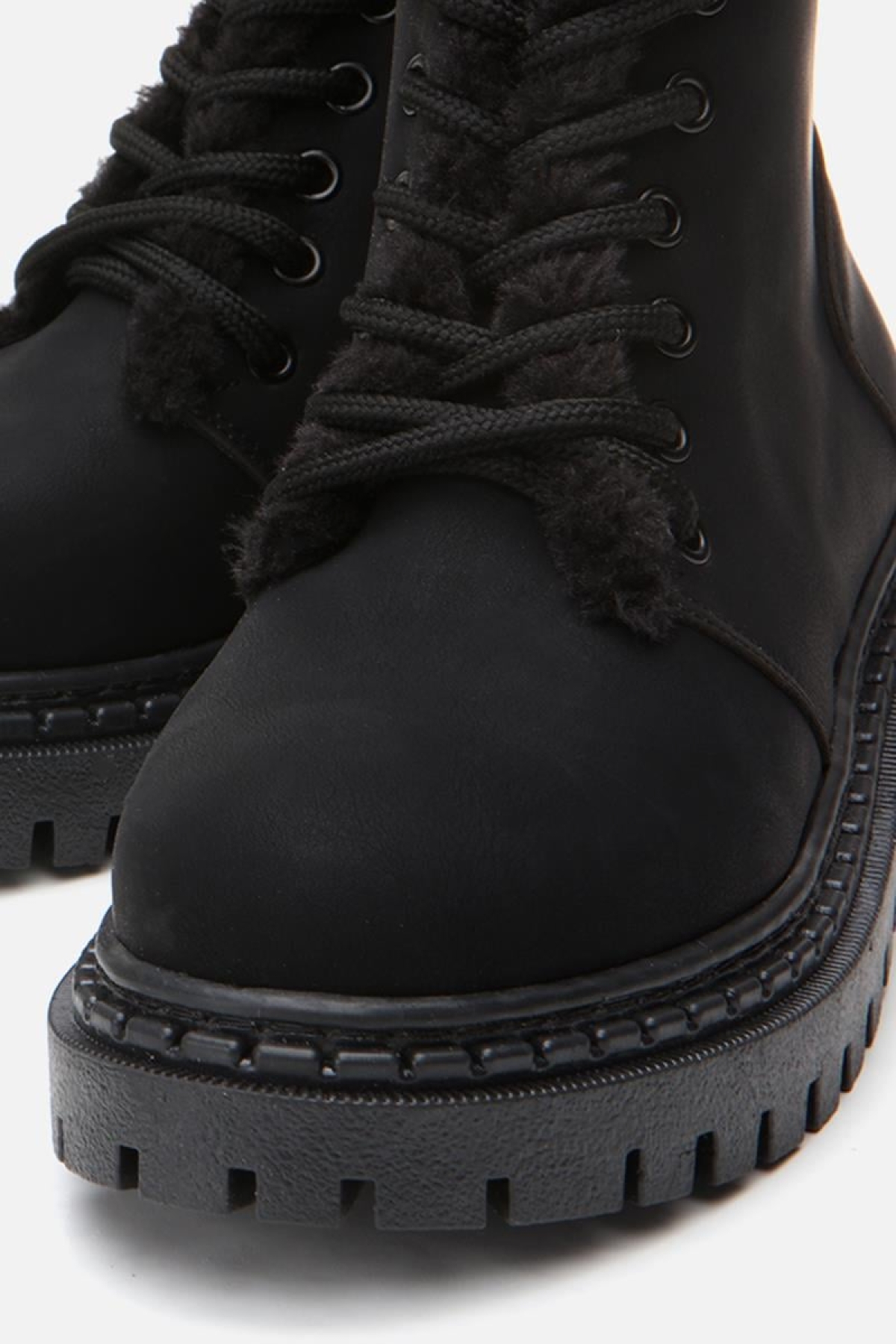 Siyah Kadın Düz Bot - Görsel 4