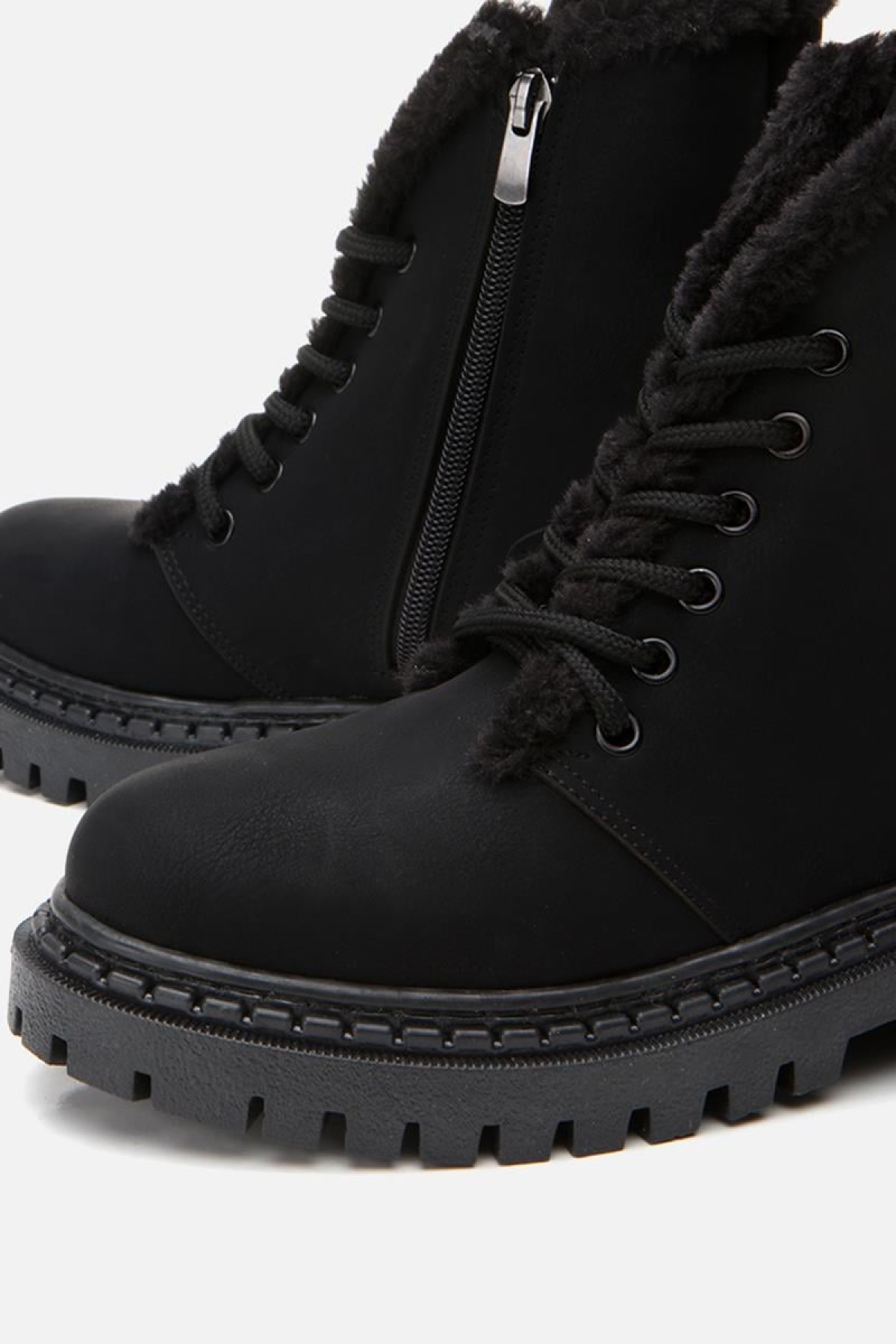 Siyah Kadın Düz Bot - Görsel 5