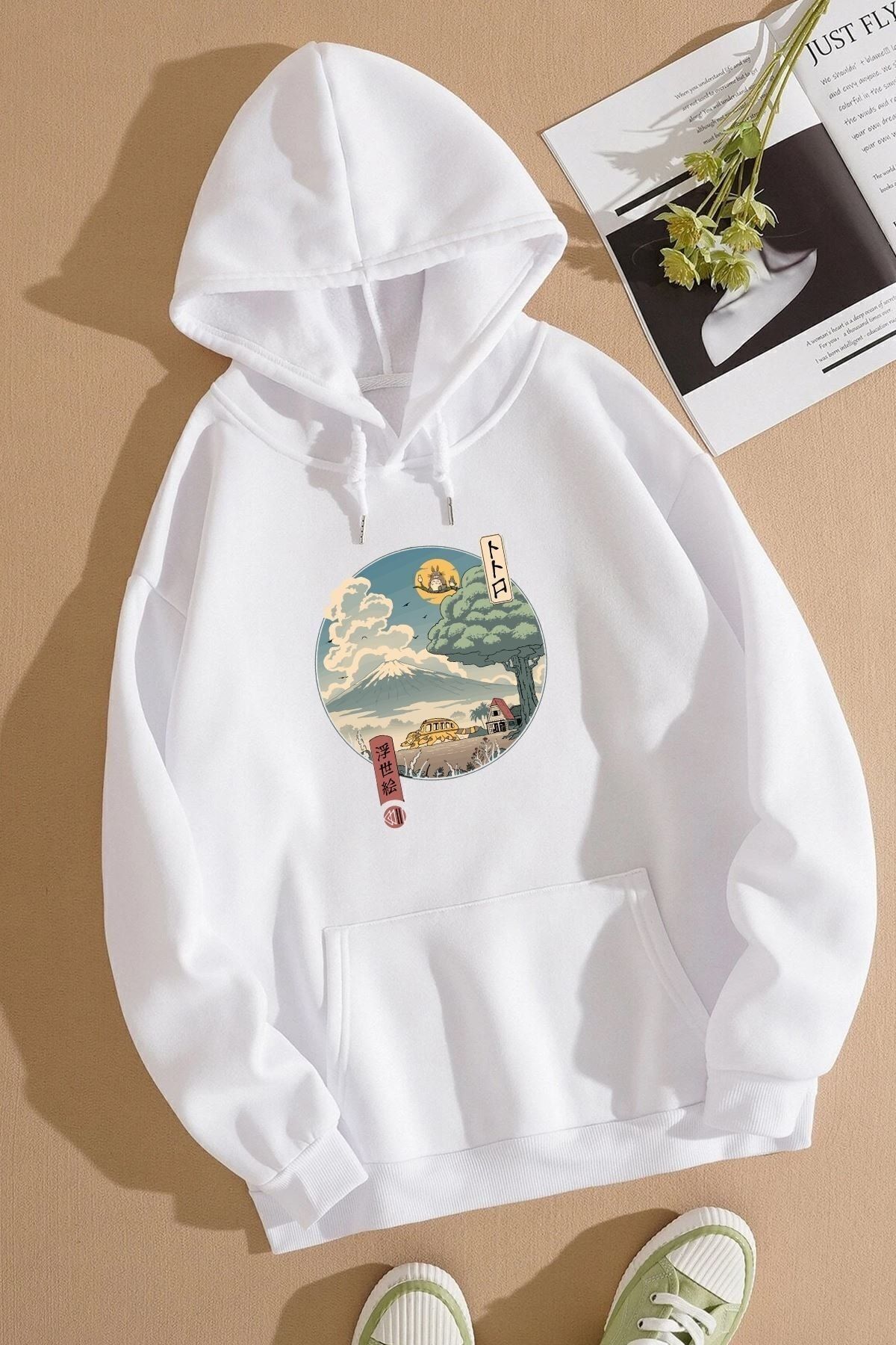 Unisex Ninja Akatsuki Sırt Baskılı Sweatshirt Fiyatları