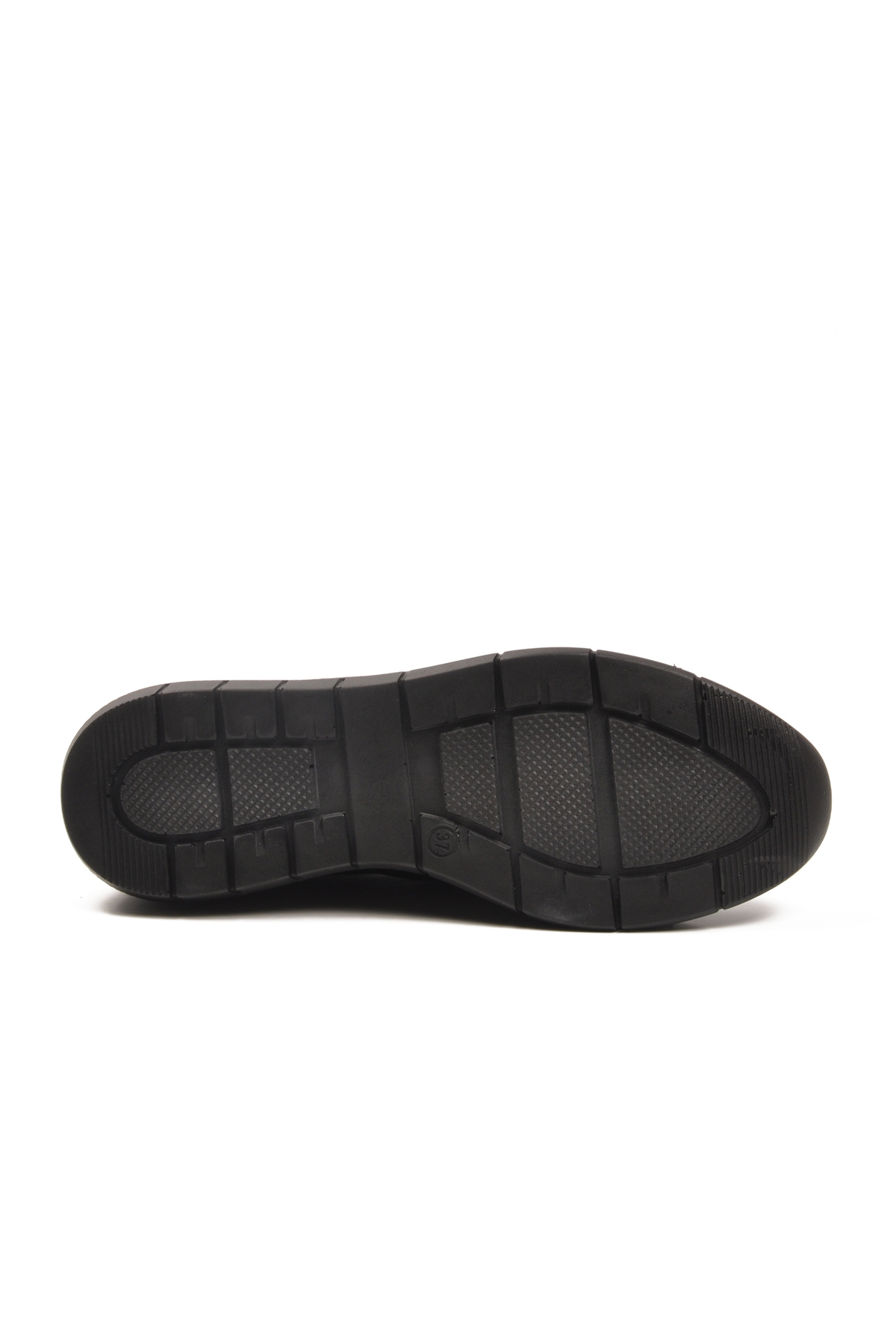 Siyah Lastik Bağcıklı Hafif Esnek Kadın Casual Ayakkabı 293120 Z - Görsel 6