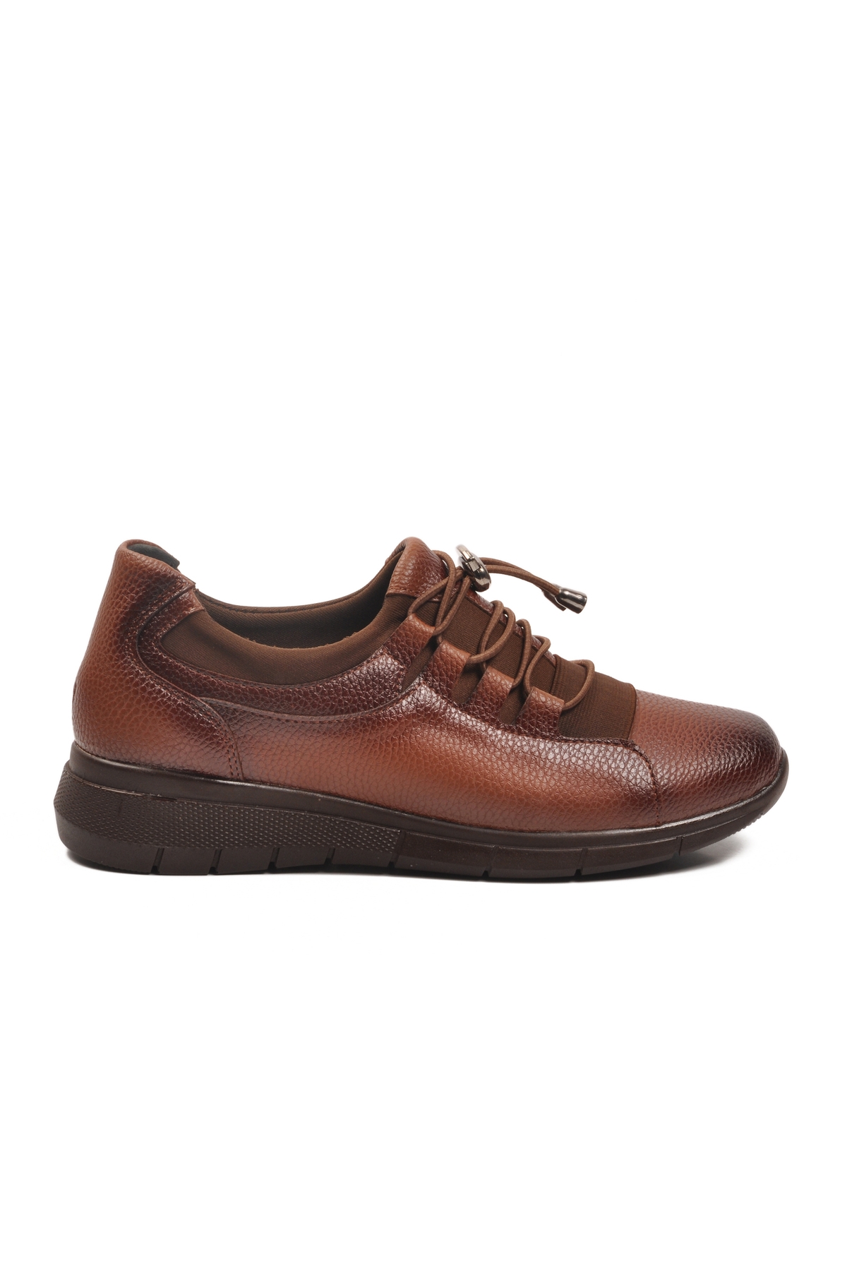 Taba Lastik Bağcıklı Hafif Esnek Kadın Casual Ayakkabı 293120 Z - Görsel 3