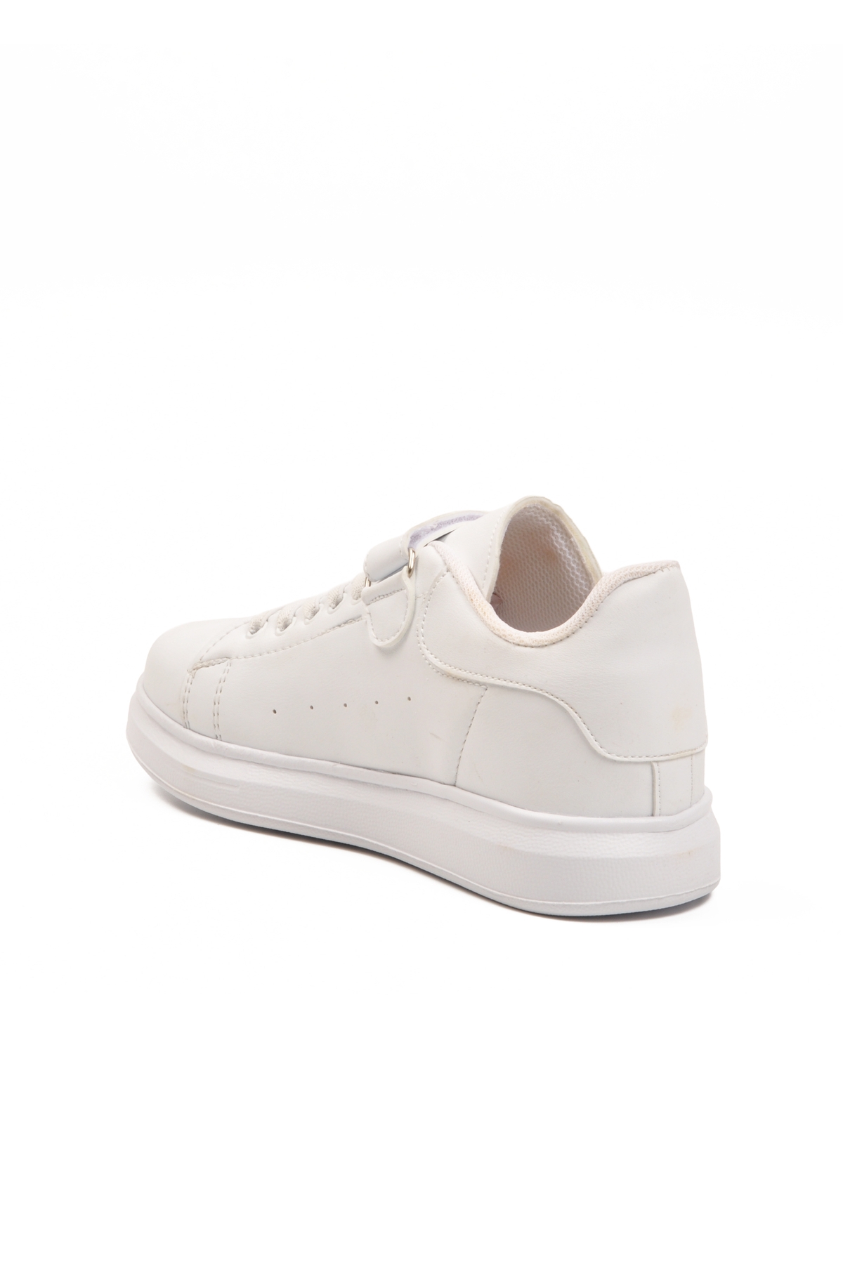 Beyaz Cırtlı Hafif Unisex Çocuk Spor Ayakkabı 2540-26K F - Görsel 5