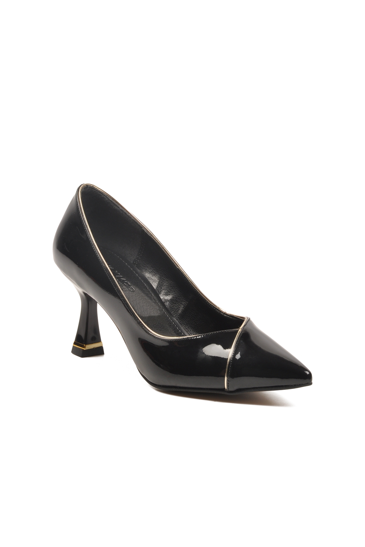 Aspor Siyah Rugan Kadın Topuklu Ayakkabı - Görsel 5