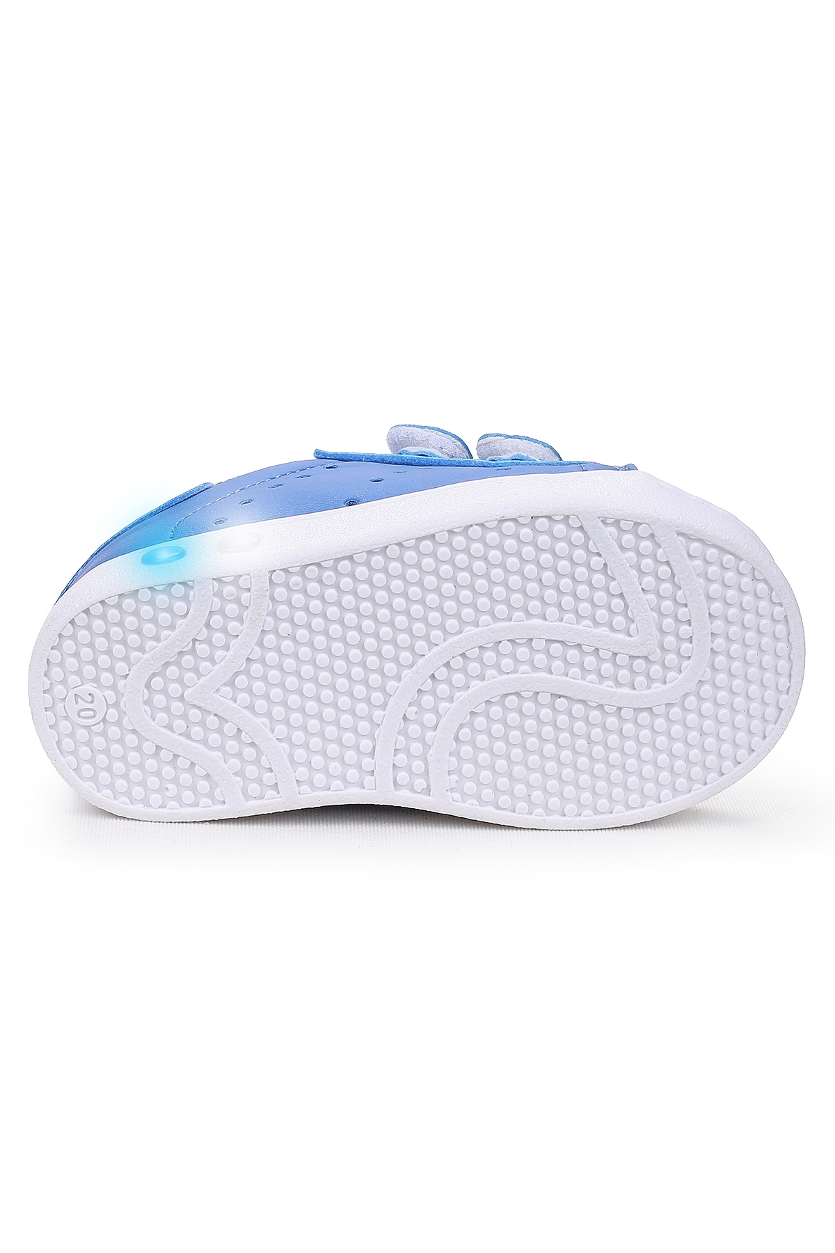 Bart Cırtlı Işıklı Erkek Bebek Spor Ayakkabı Mavi - Görsel 6