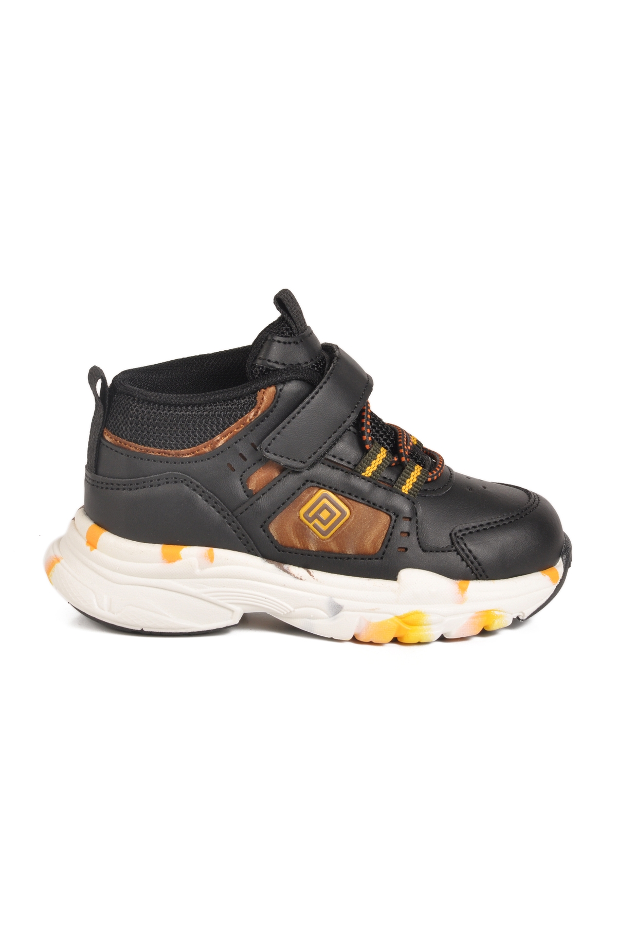 Siyah Cırtlı Erkek Bebek Spor Ayakkabı - Görsel 2