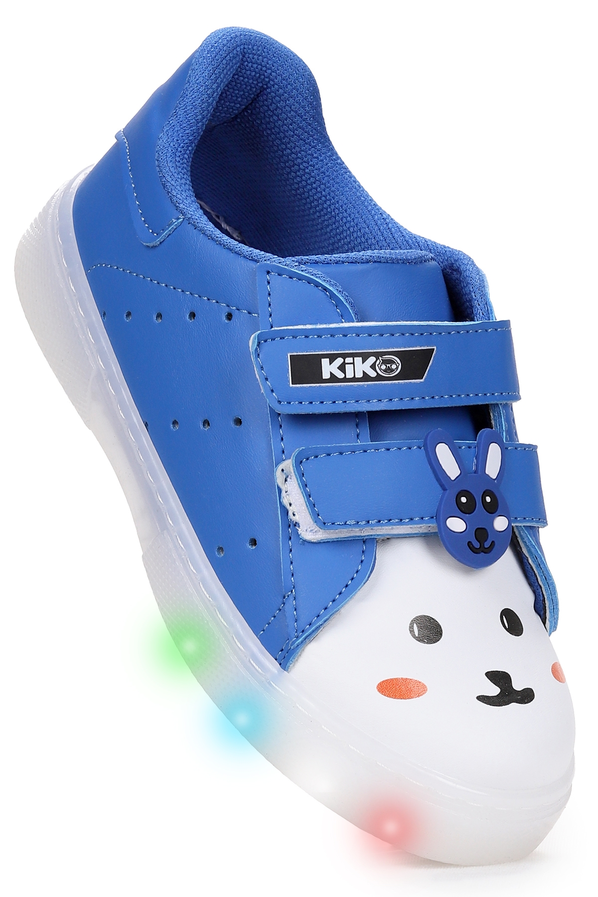 Bart Cırtlı Işıklı Erkek Çocuk Spor Ayakkabı Mavi - Görsel 4