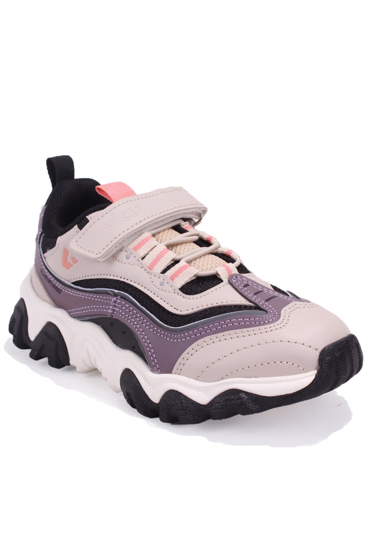Pote 346F25K244 Bej Ortopedik Günlük Kız Çocuk Spor Ayakkabı - Görsel 2