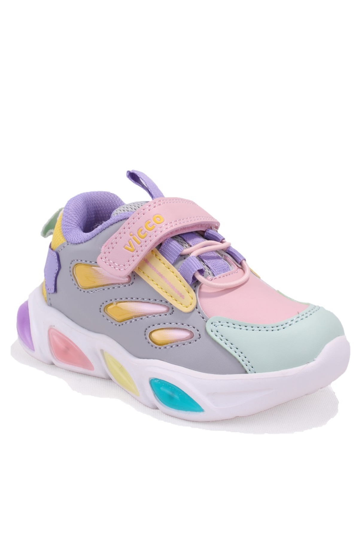 Lamb 346P25K227 Gümüş Ortopedik Günlük Kız Çocuk Spor Ayakkabı