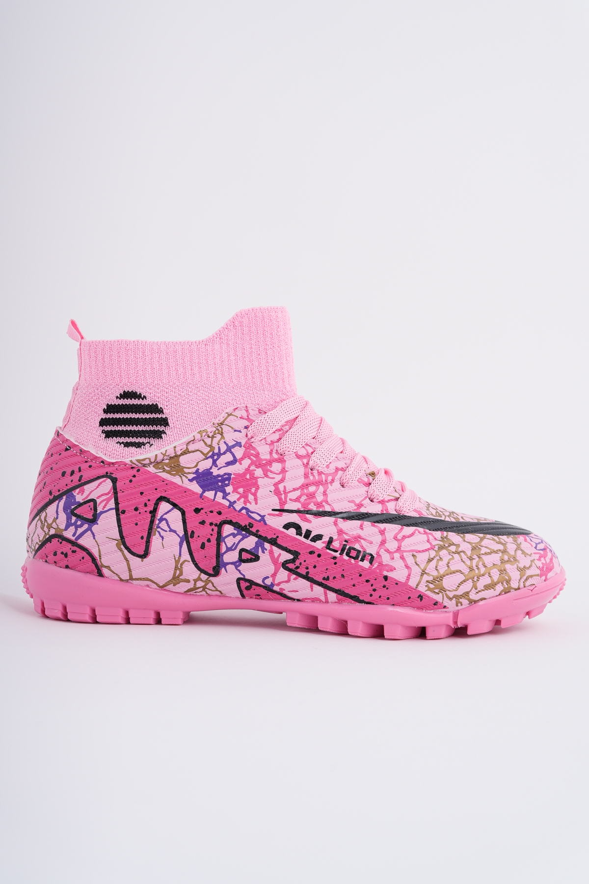 501 HALI SAHA ÇORAPLI BİLEKTEN SARMALI ÇİVİSİZ ERGONOMİK ESNEK FUTBOL HALI SAHA AYAKKABI - Görsel 3