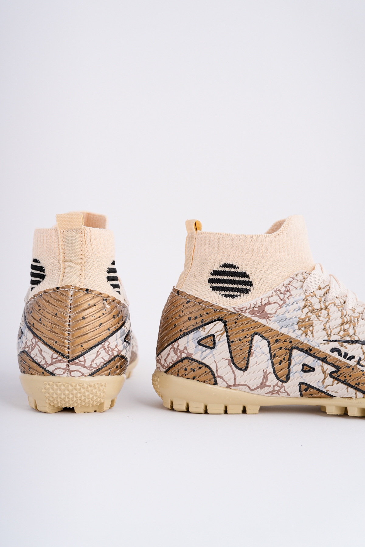 501 HALI SAHA ÇORAPLI BİLEKTEN SARMALI ÇİVİSİZ ERGONOMİK ESNEK FUTBOL HALI SAHA AYAKKABI - Görsel 4