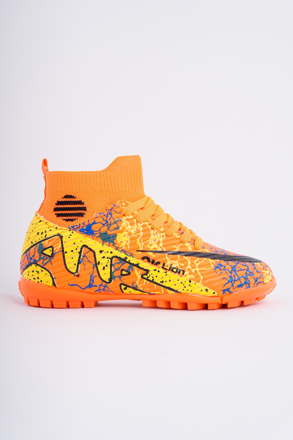 501 HALI SAHA ÇORAPLI BİLEKTEN SARMALI ÇİVİSİZ ERGONOMİK ESNEK FUTBOL HALI SAHA AYAKKABI - Görsel 4