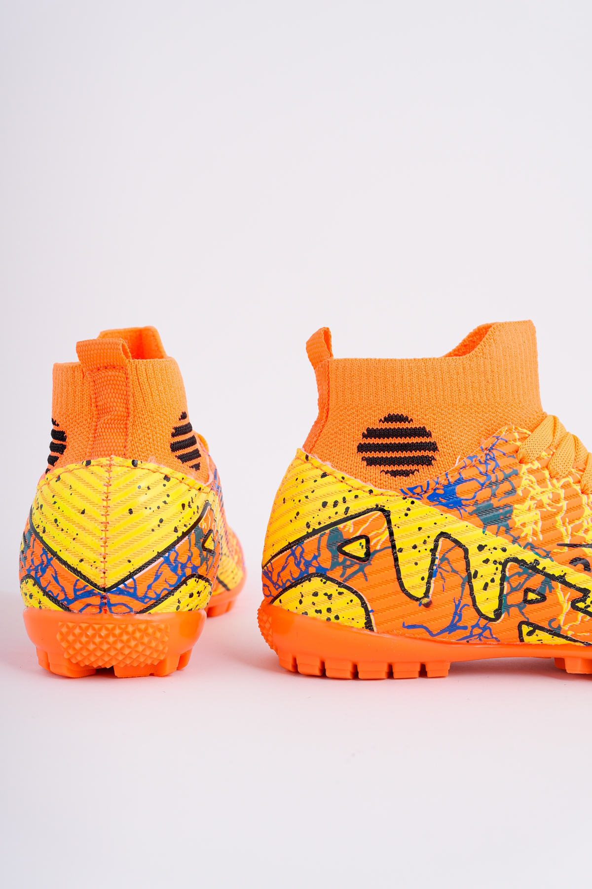 501 HALI SAHA ÇORAPLI BİLEKTEN SARMALI ÇİVİSİZ ERGONOMİK ESNEK FUTBOL HALI SAHA AYAKKABI - Görsel 5