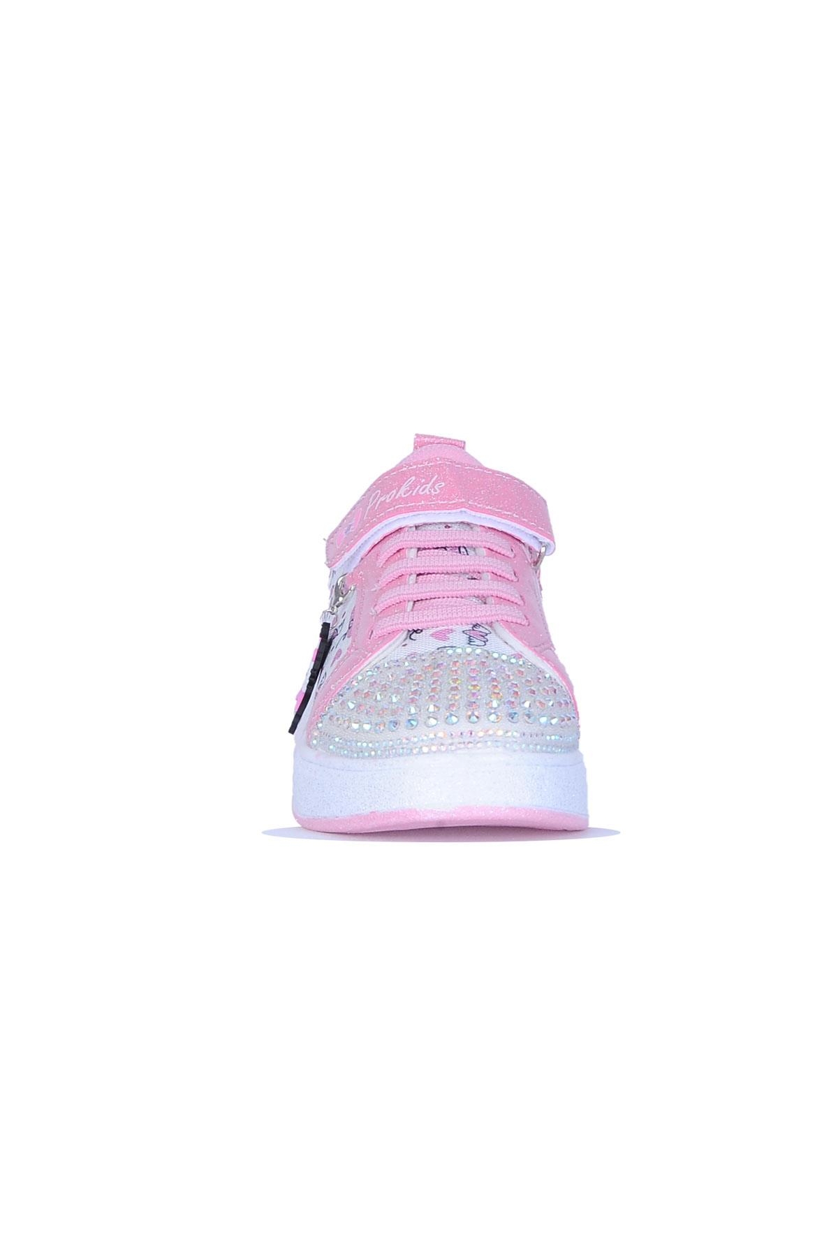 Pr-4004 Bebekli Kız Çocuk Spor Ayakkabı - Görsel 4