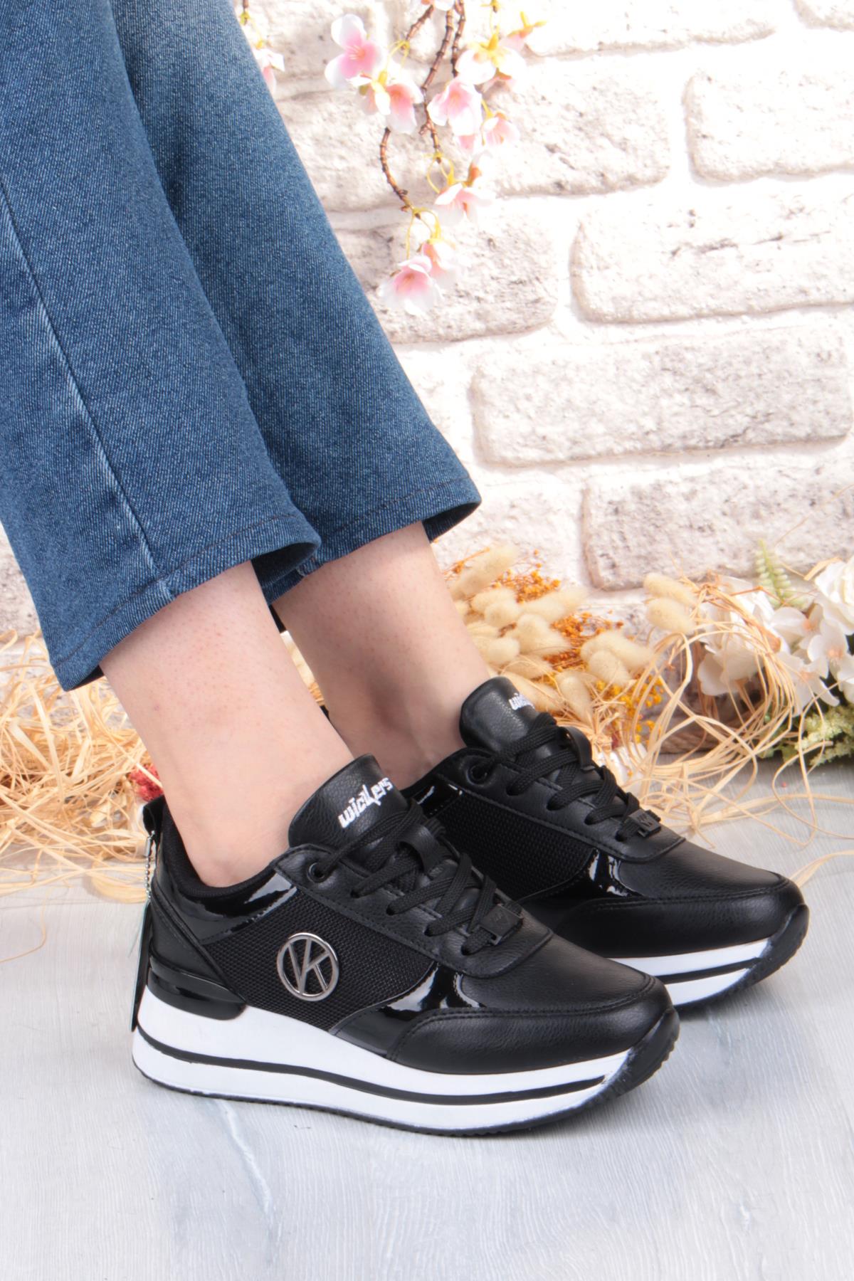 2927 Wks Rahat Hafif Kalın Taban Kadın Spor Ayakkabı - Görsel 2