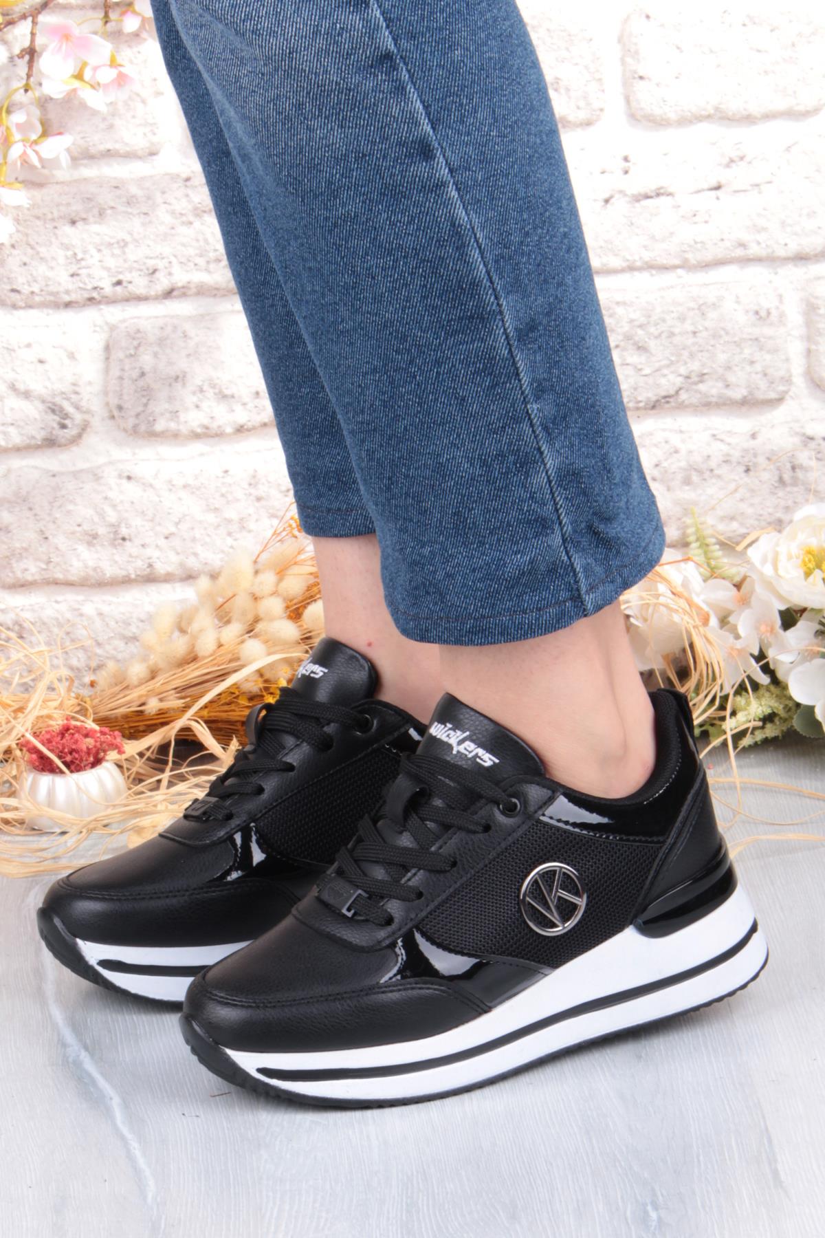 2927 Wks Rahat Hafif Kalın Taban Kadın Spor Ayakkabı - Görsel 3