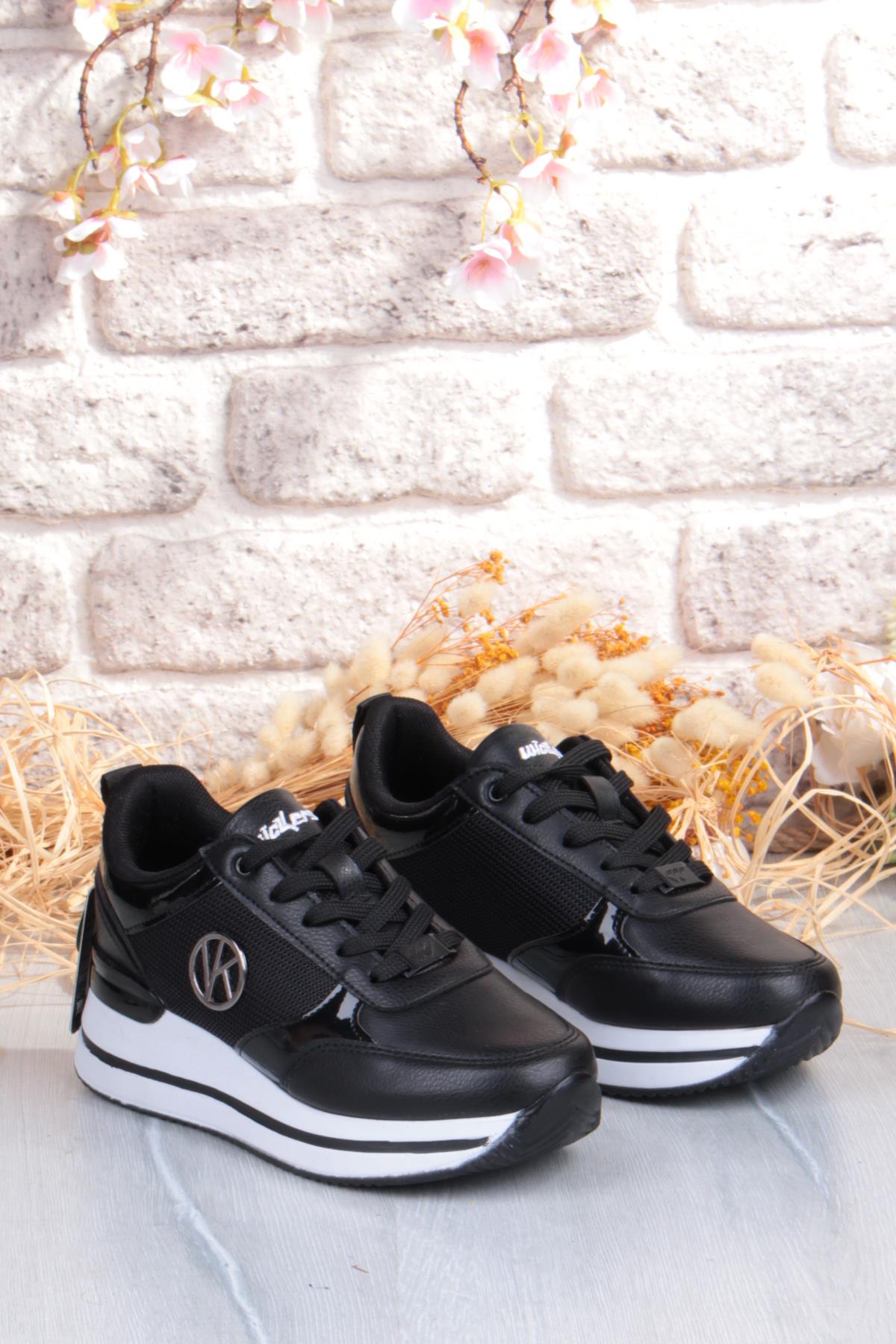 2927 Wks Rahat Hafif Kalın Taban Kadın Spor Ayakkabı - Görsel 6