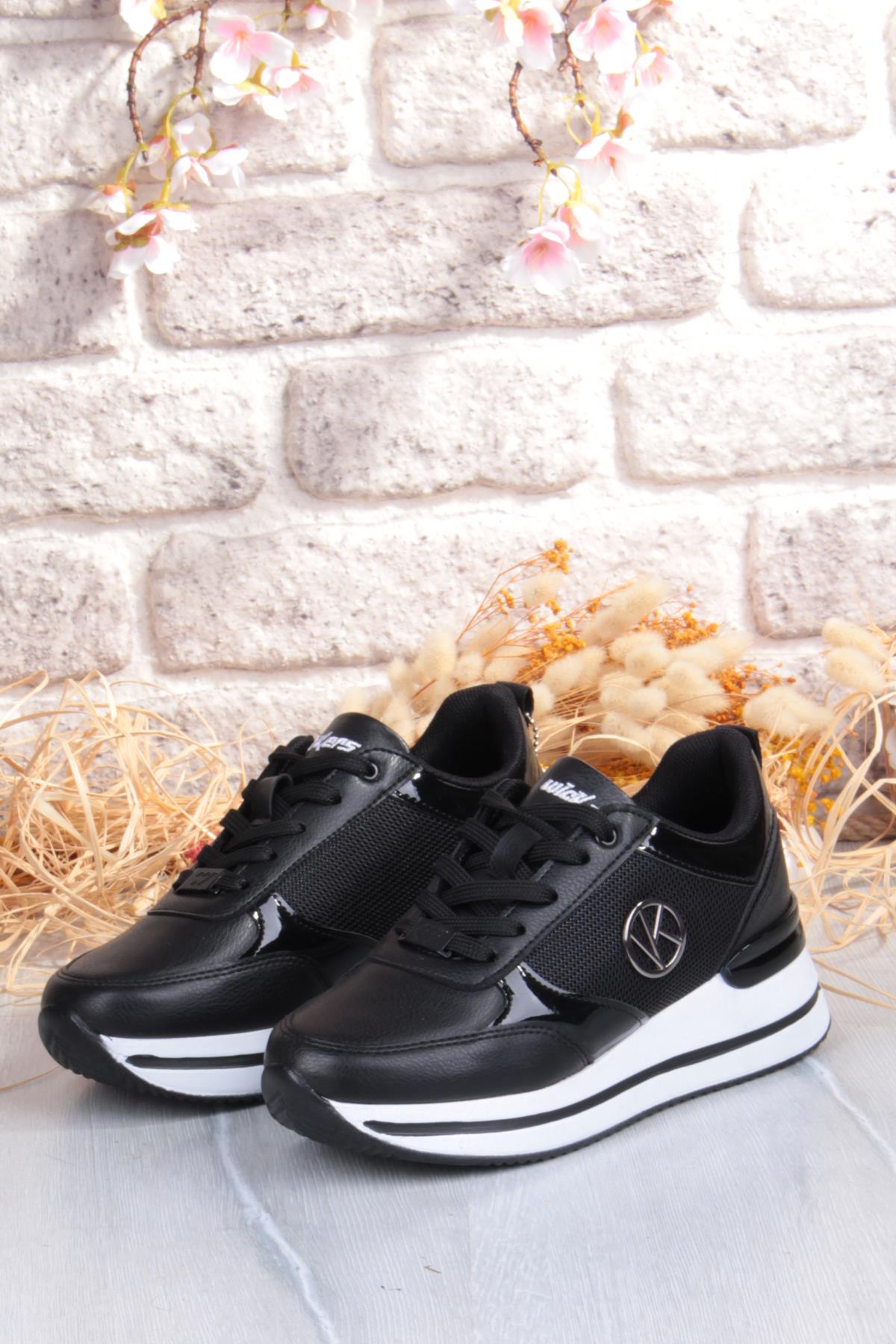 2927 Wks Rahat Hafif Kalın Taban Kadın Spor Ayakkabı - Görsel 7