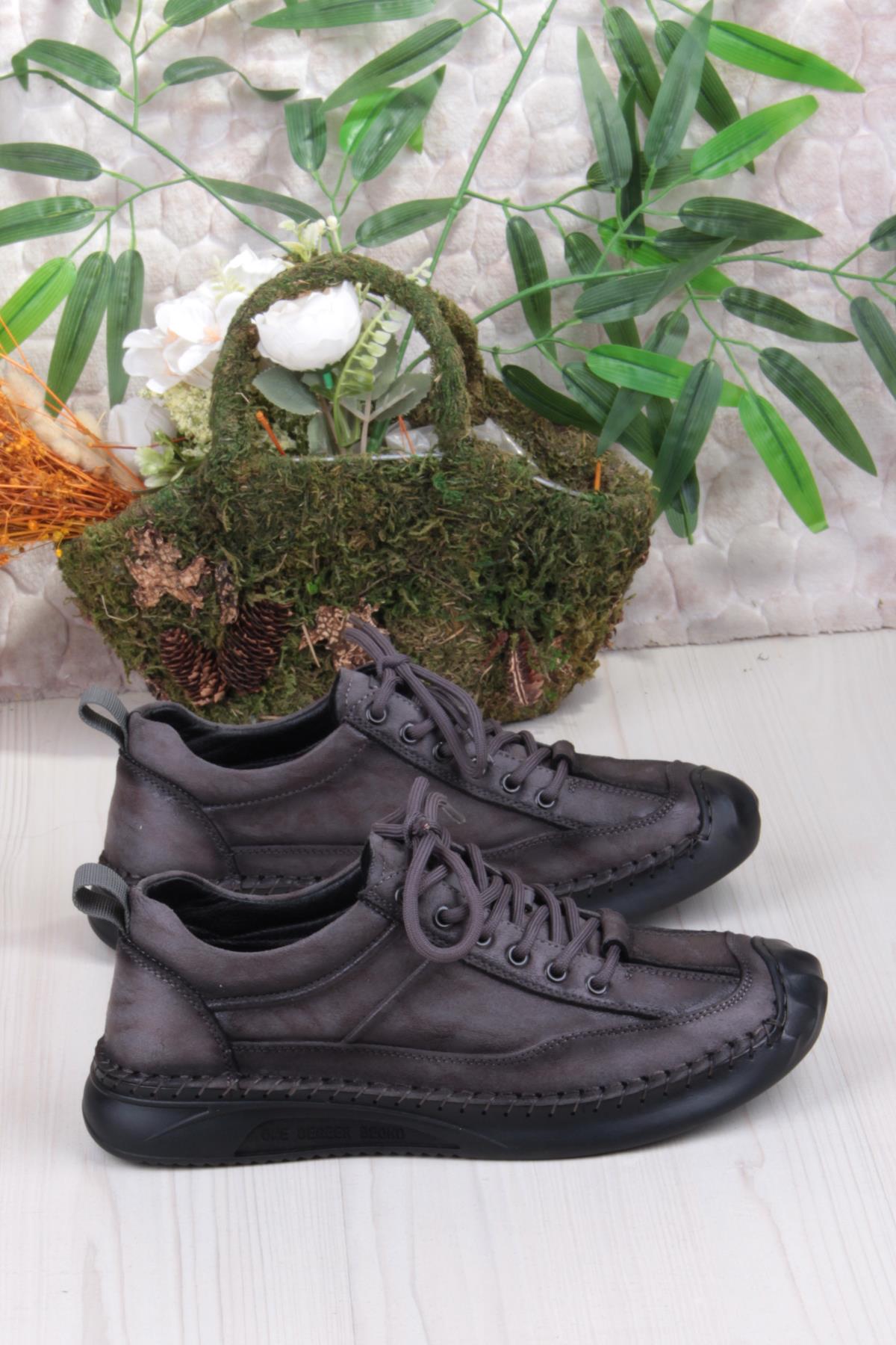 Healer Rahat Esnek Yanlardan Tabana Dikişli Erkek Ayakkabı - Görsel 3