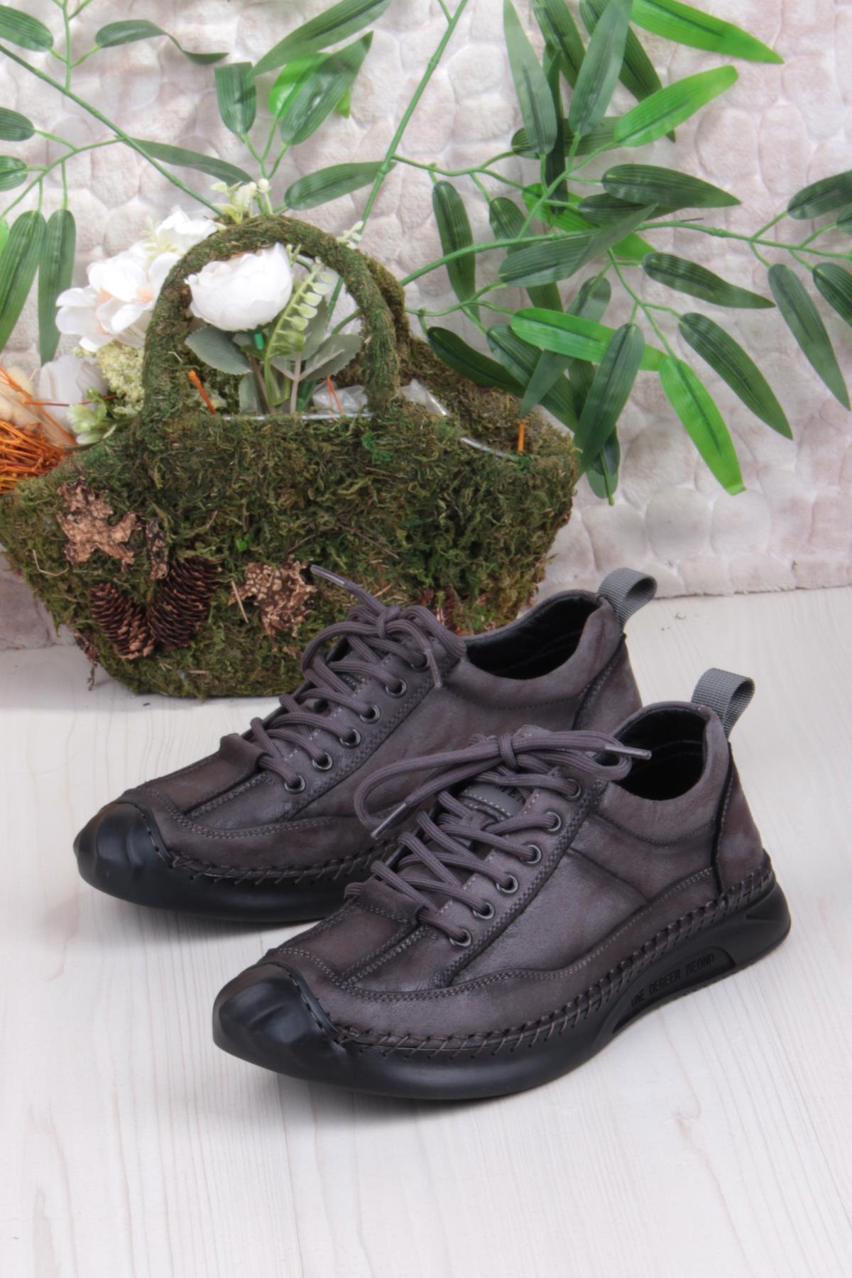 Healer Rahat Esnek Yanlardan Tabana Dikişli Erkek Ayakkabı - Görsel 4