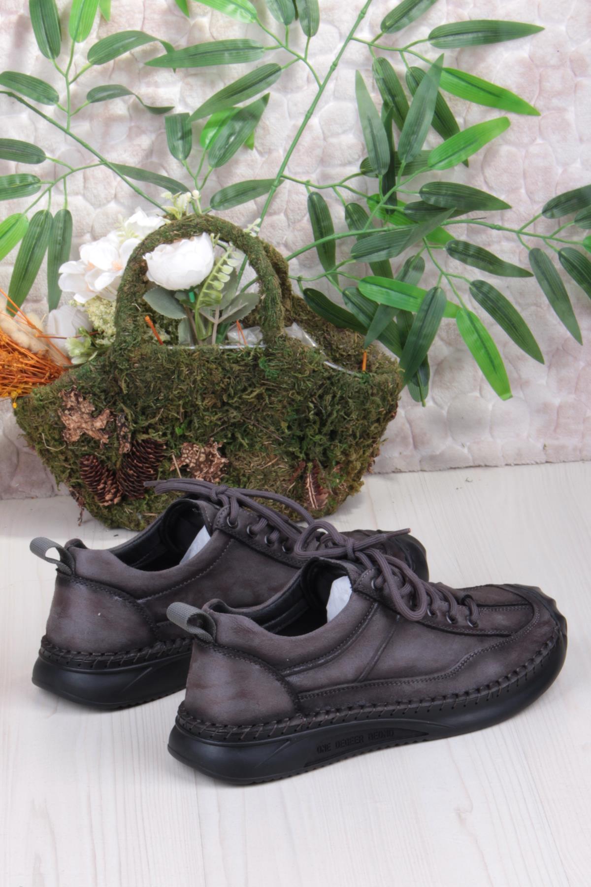 Healer Rahat Esnek Yanlardan Tabana Dikişli Erkek Ayakkabı - Görsel 5