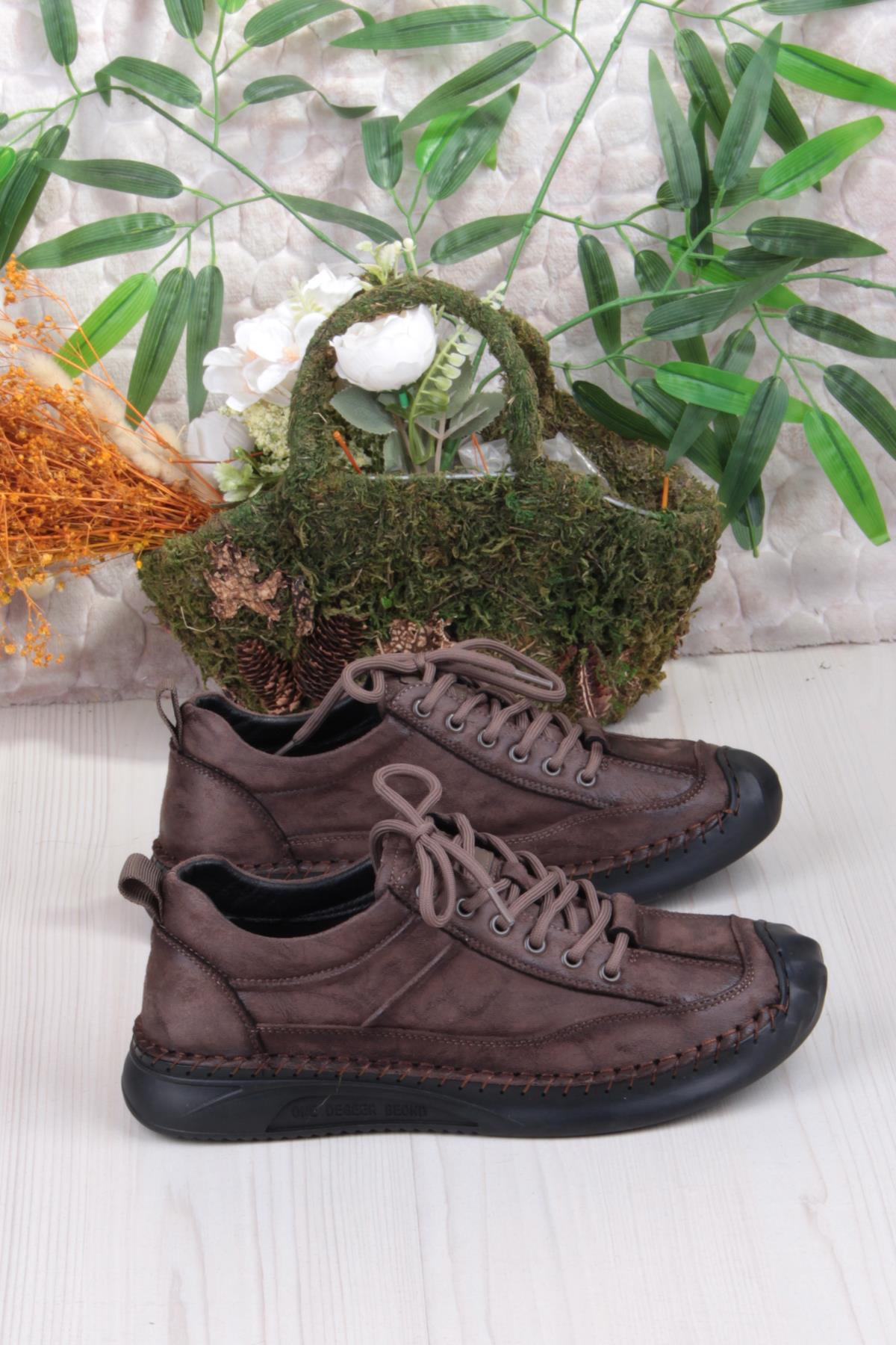 Healer Rahat Esnek Yanlardan Tabana Dikişli Erkek Ayakkabı - Görsel 3