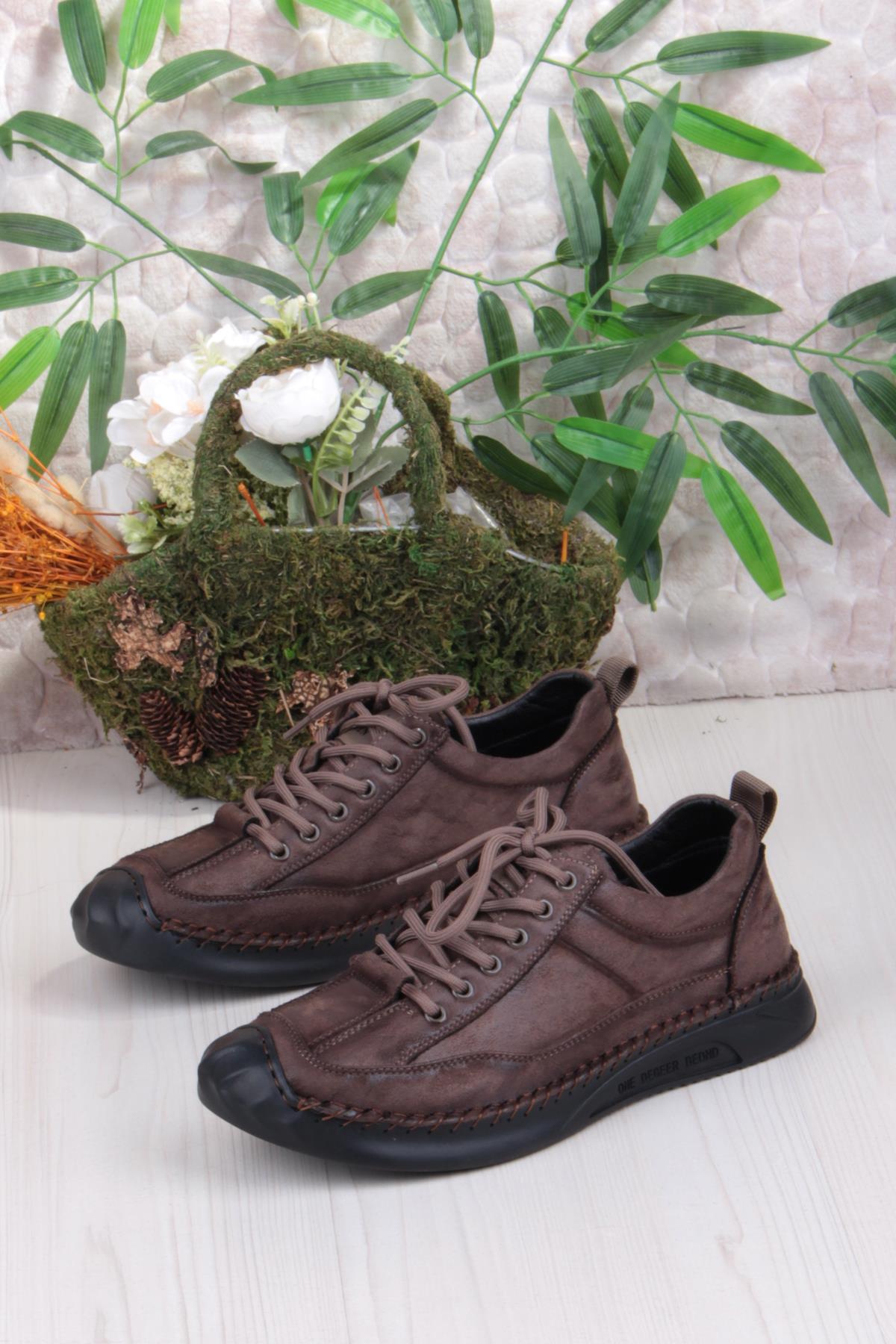 Healer Rahat Esnek Yanlardan Tabana Dikişli Erkek Ayakkabı - Görsel 4