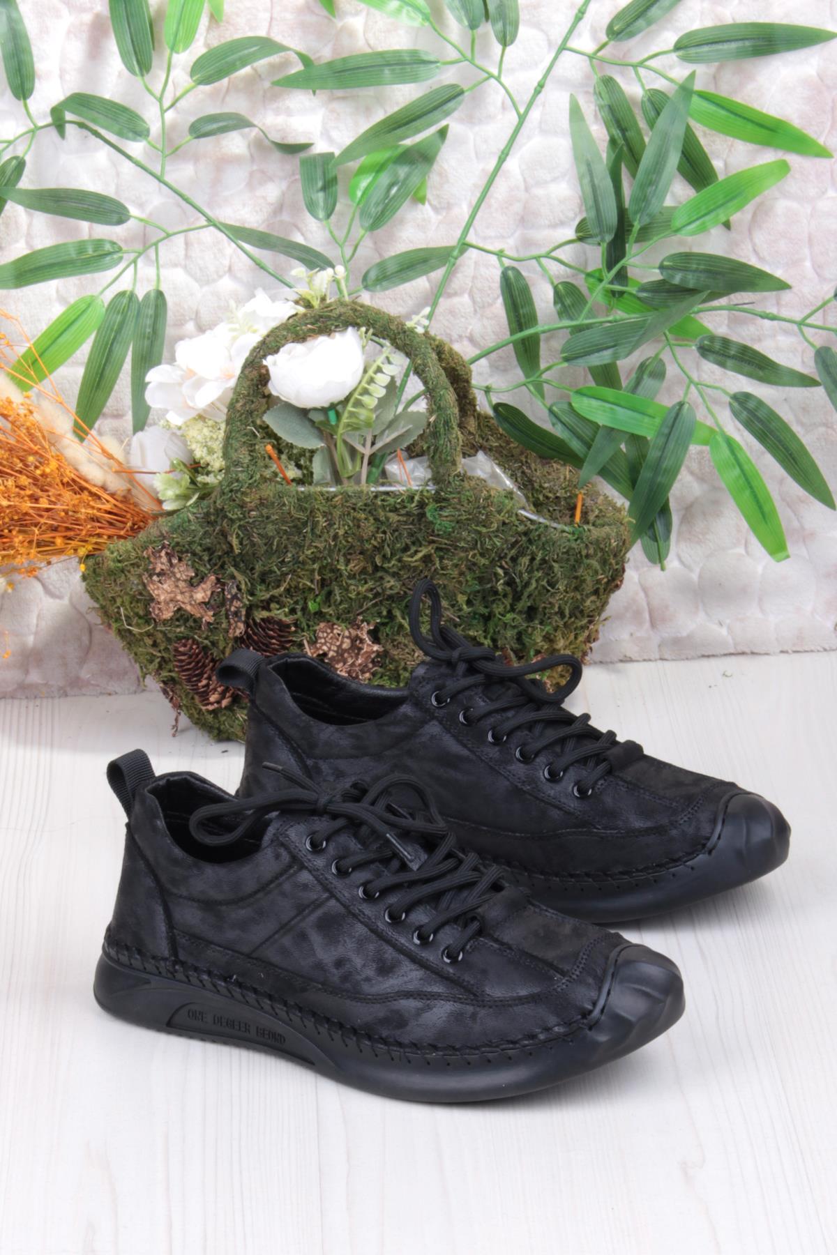 Healer Rahat Esnek Yanlardan Tabana Dikişli Erkek Ayakkabı - Görsel 2