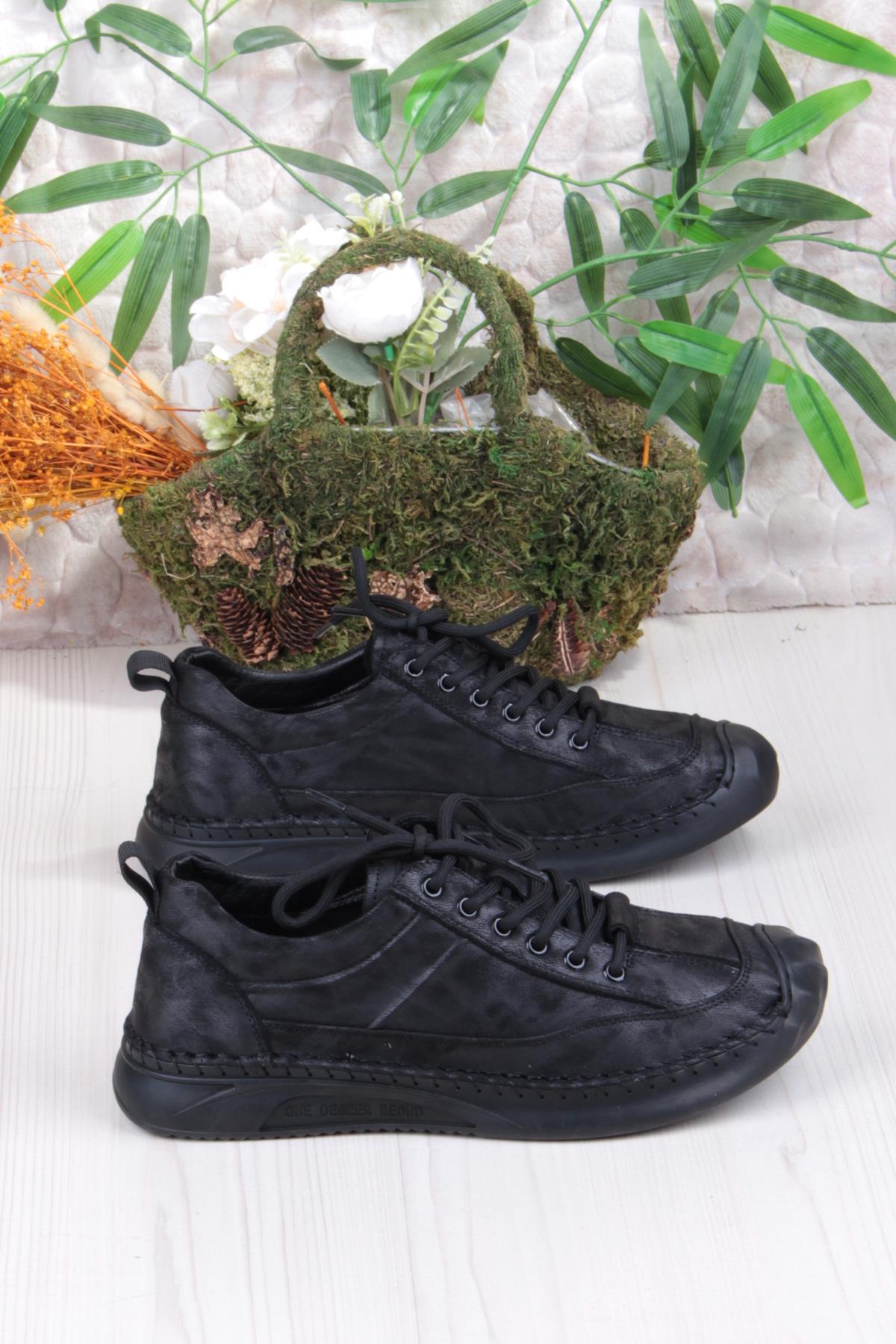 Healer Rahat Esnek Yanlardan Tabana Dikişli Erkek Ayakkabı - Görsel 3