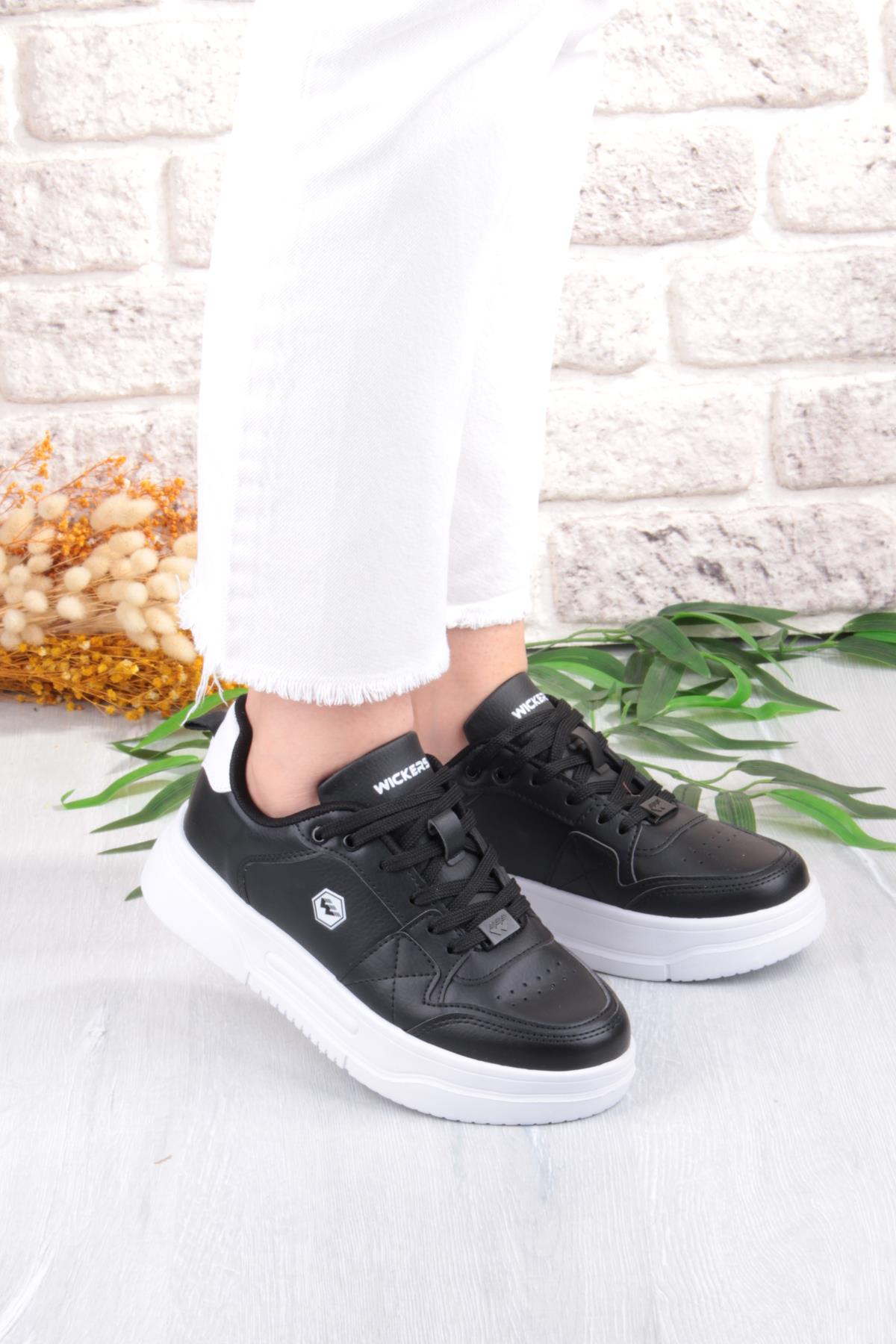 2933 Wks Rahat Hafif Kalın Taban Kadın Spor Ayakkabı - Görsel 4