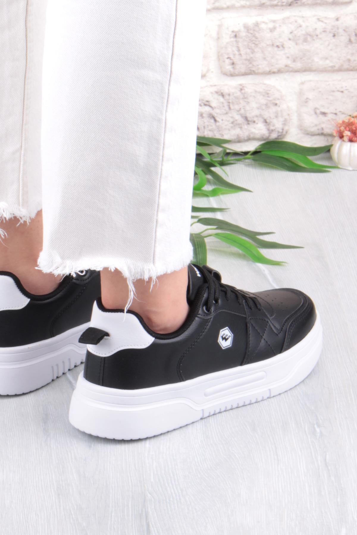 2933 Wks Rahat Hafif Kalın Taban Kadın Spor Ayakkabı - Görsel 5