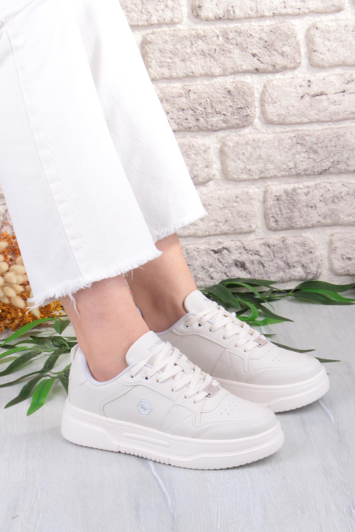 2933 Wks Rahat Hafif Kalın Taban Kadın Spor Ayakkabı - Görsel 2