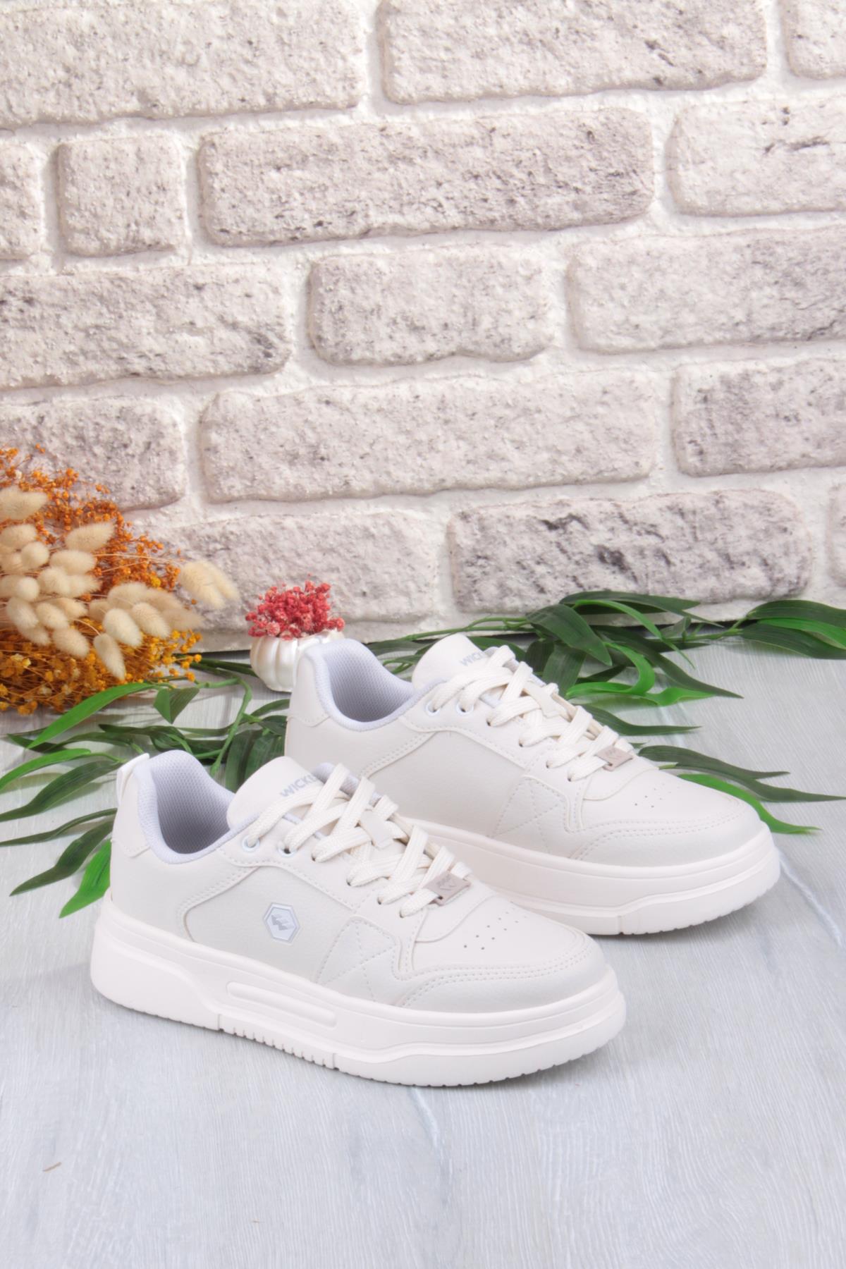 2933 Wks Rahat Hafif Kalın Taban Kadın Spor Ayakkabı - Görsel 6